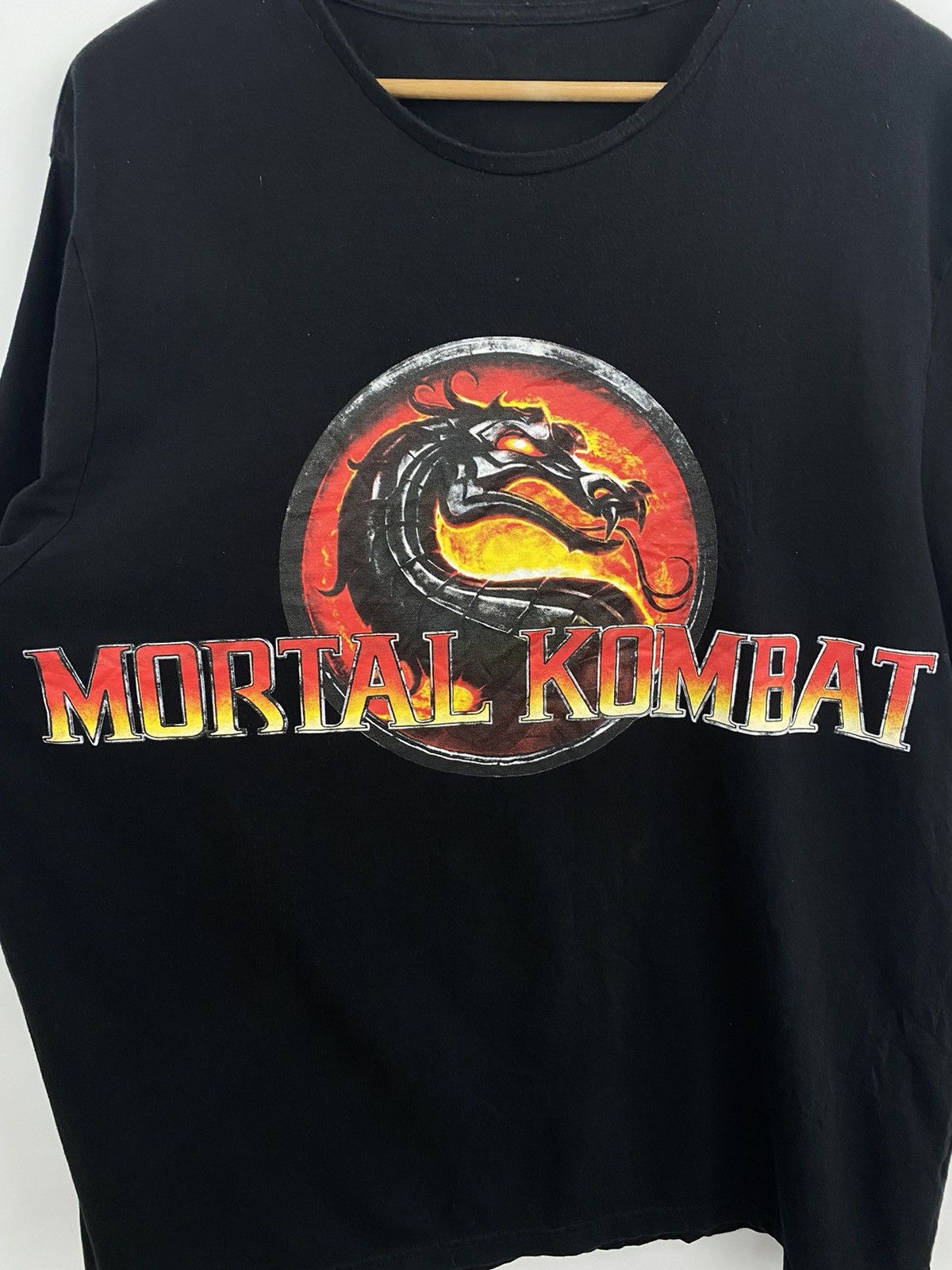 Microsoft 🇺🇸 Vintage 90s Mortal Combat T-Shirt Rare Retro Hype Y2K Size US XL / EU 56 / 4 - 5 Thumbnail