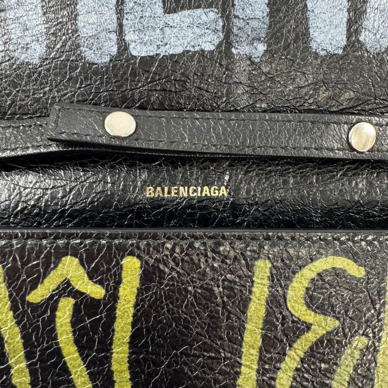 Balenciaga Balenciaga Graffiti Bazar Wallet-On-Chain Bag Size ONE SIZE - 12 Thumbnail