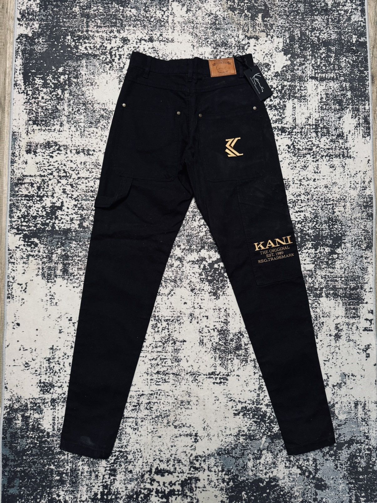 Karl Kani Karl Kani Black Denim Jeans Pants Cargo womens XXS Size US 26 / EU 42 - 1 Thumbnail
