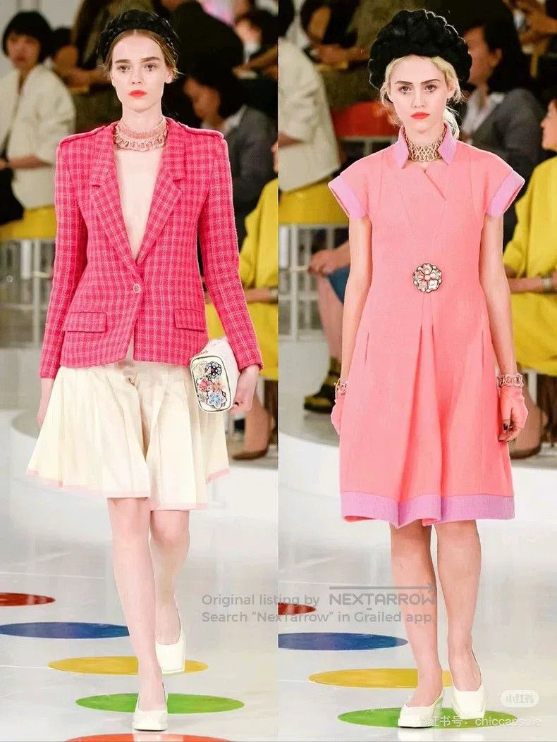 Chanel Chanel Seoul series pink purple short-sleeved dress Size XS / US 0-2 / IT 36-38 - 9 Thumbnail