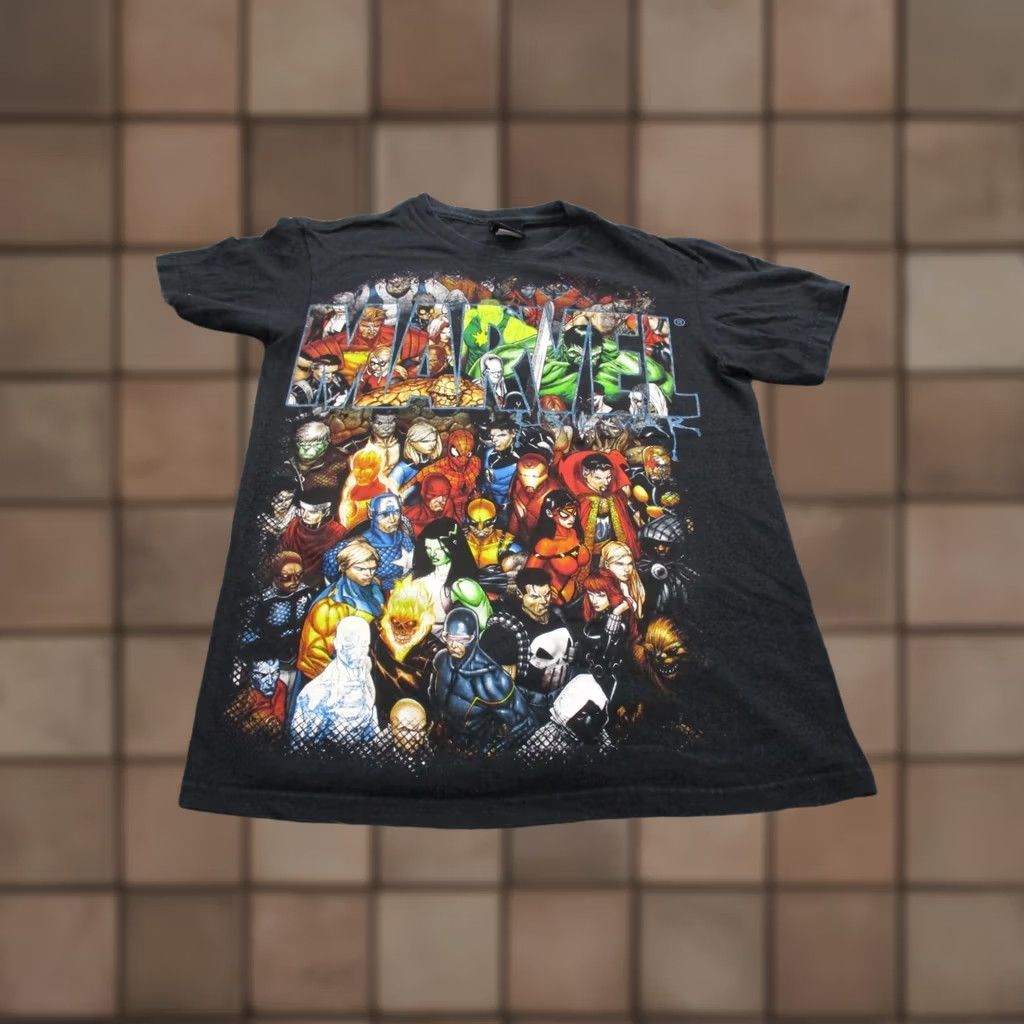 Vintage Marvel Shirt Mens S Y2K Graphic Mad Engine Super Hero Mega Print - Vintage Marvel Shirt Mens S Y2K Graphic Mad Engine Super Hero Mega Print Size US S / EU 44-46 / 1 - 1 Thumbnail