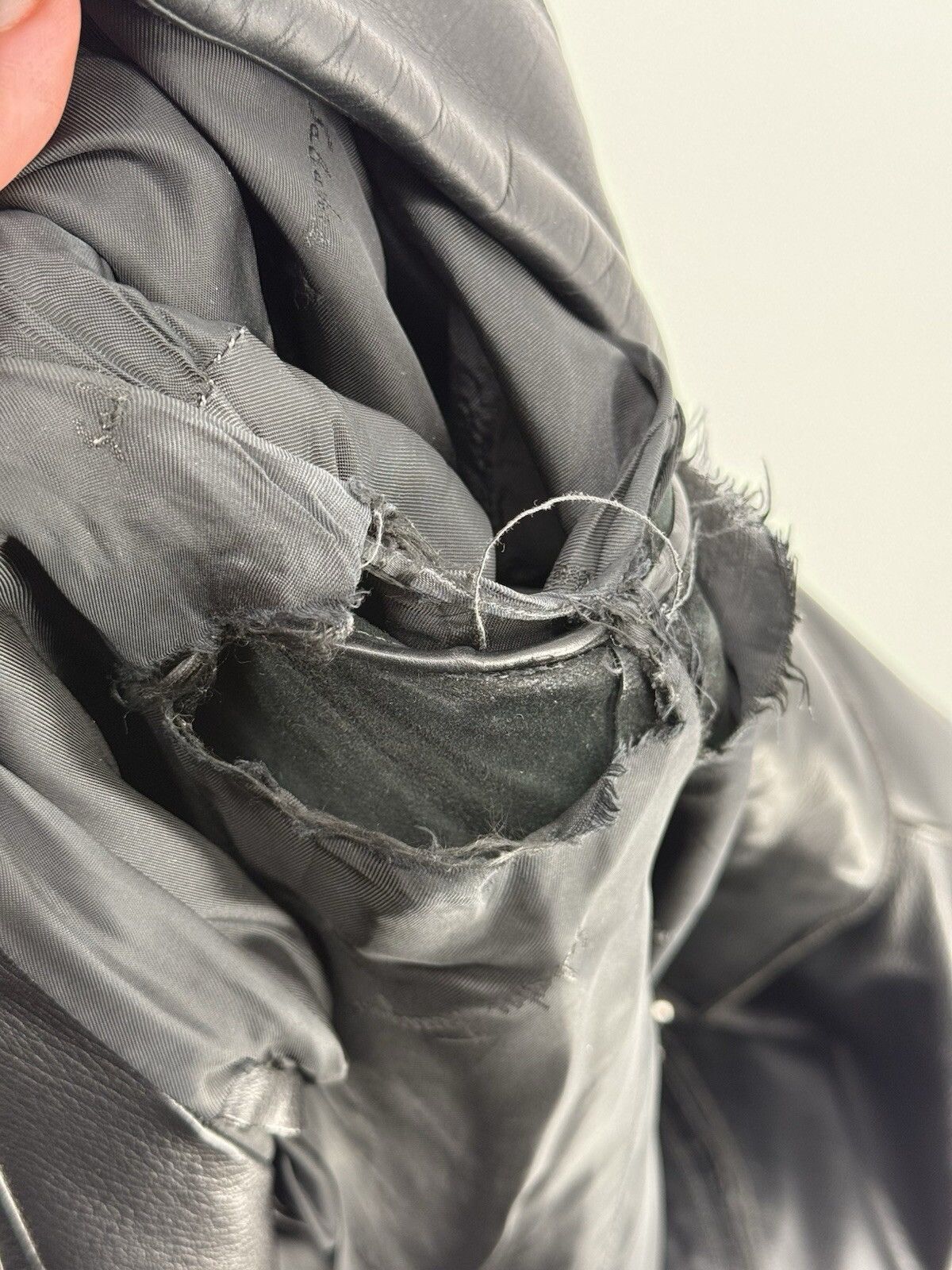 Salvatore Ferragamo Men’s Salvatore Ferragamo Black Leather Jacket Size 50 Size US M / EU 48-50 / 2 - 13 Thumbnail