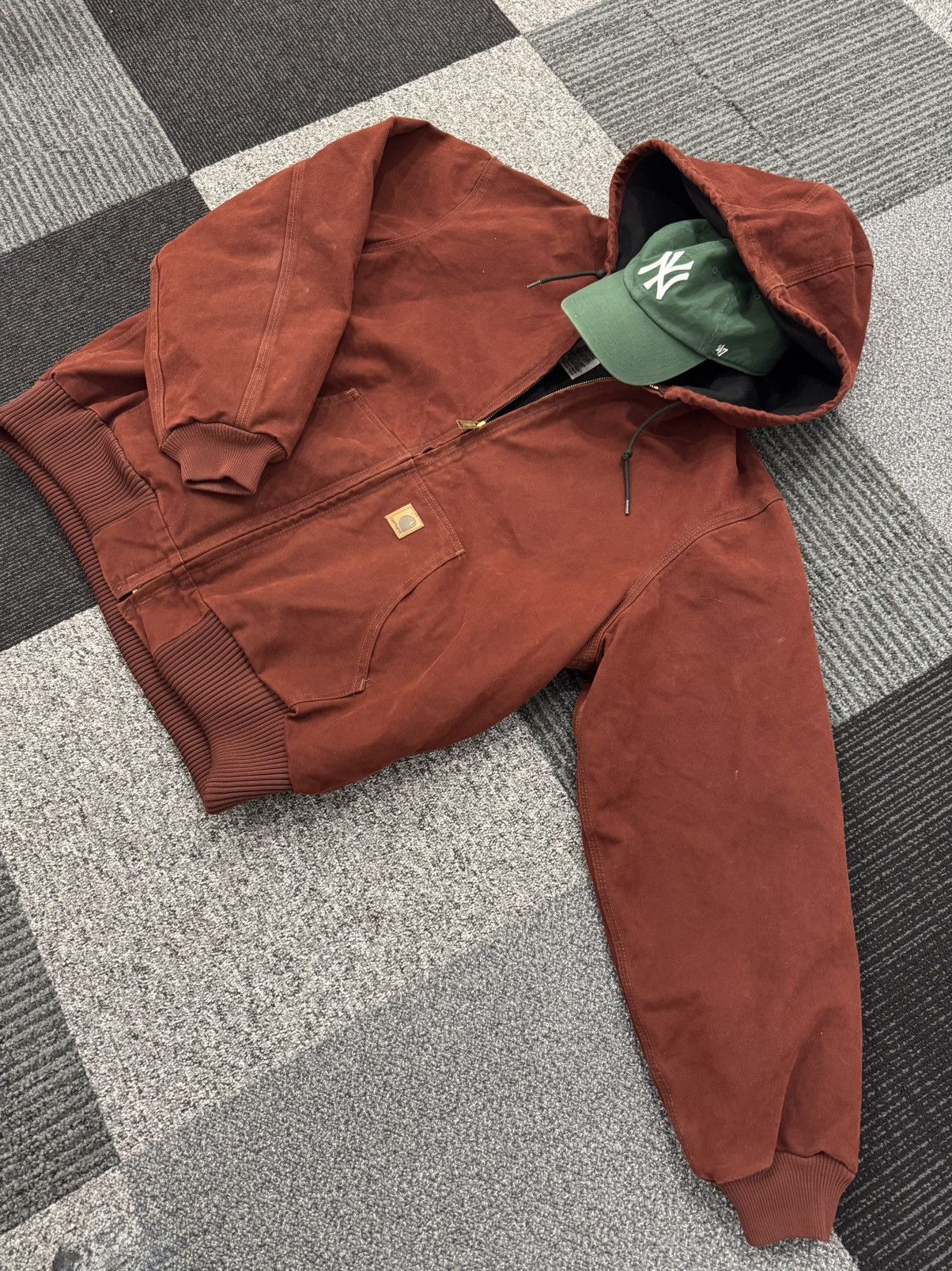 Carhartt Carhartt Active Jacket J160 CLY usa vintage og workwear Size US XL / EU 56 / 4 - 3 Thumbnail