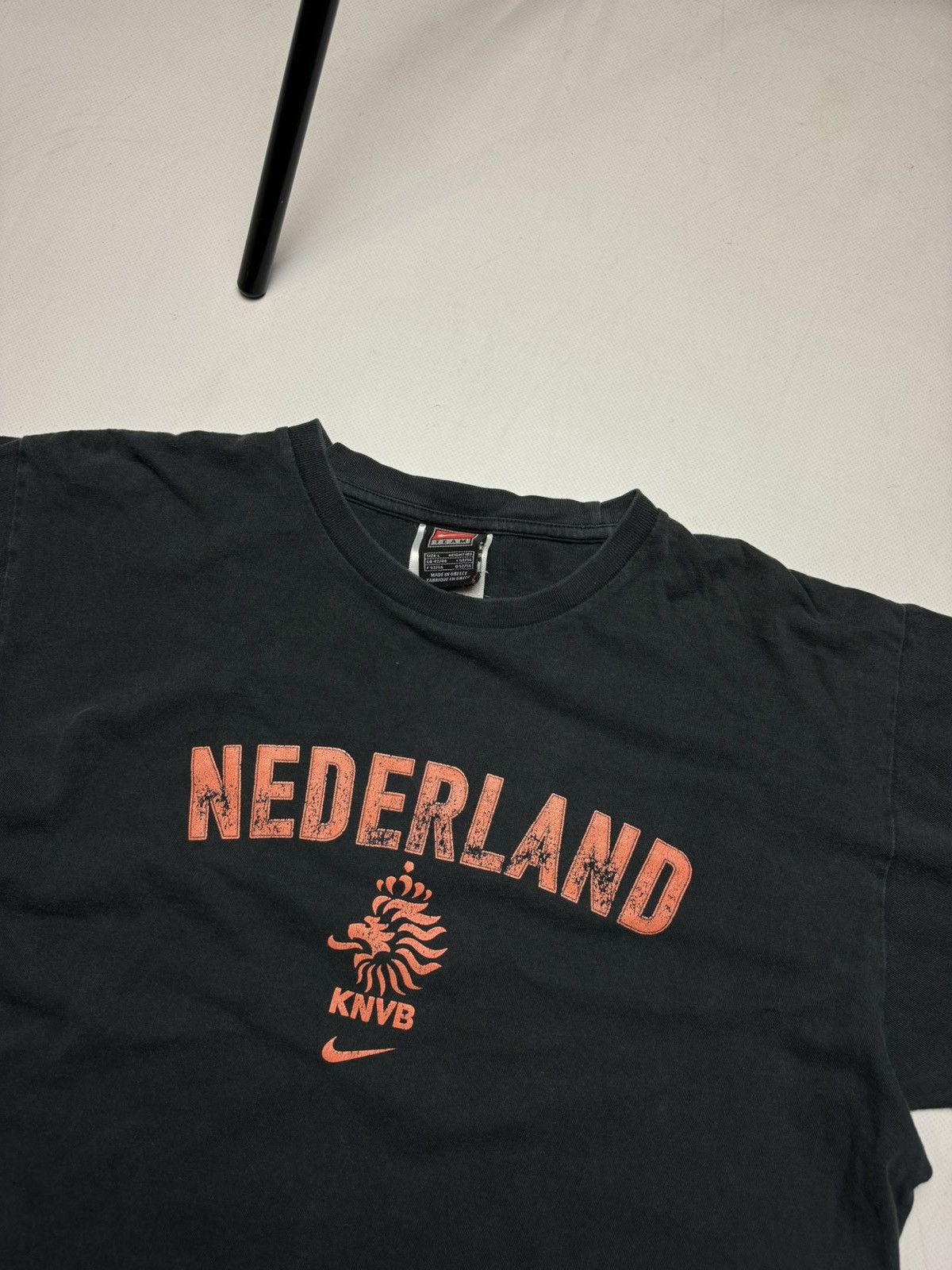 Nike × Vintage Nederland Nike vintage T-shirt #9 Van Nistelrody Size US L / EU 52-54 / 3 - 4 Thumbnail