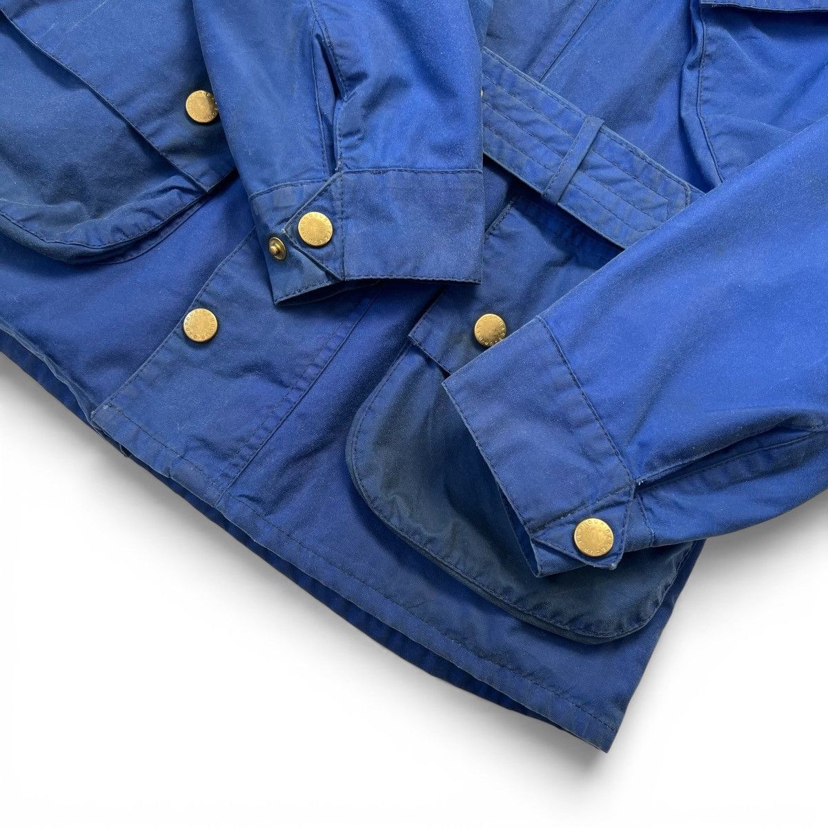 Barbour Rare Barbour international A7 Brass Cobalt Blue Waxed Jacket Size US M / EU 48-50 / 2 - 4 Thumbnail