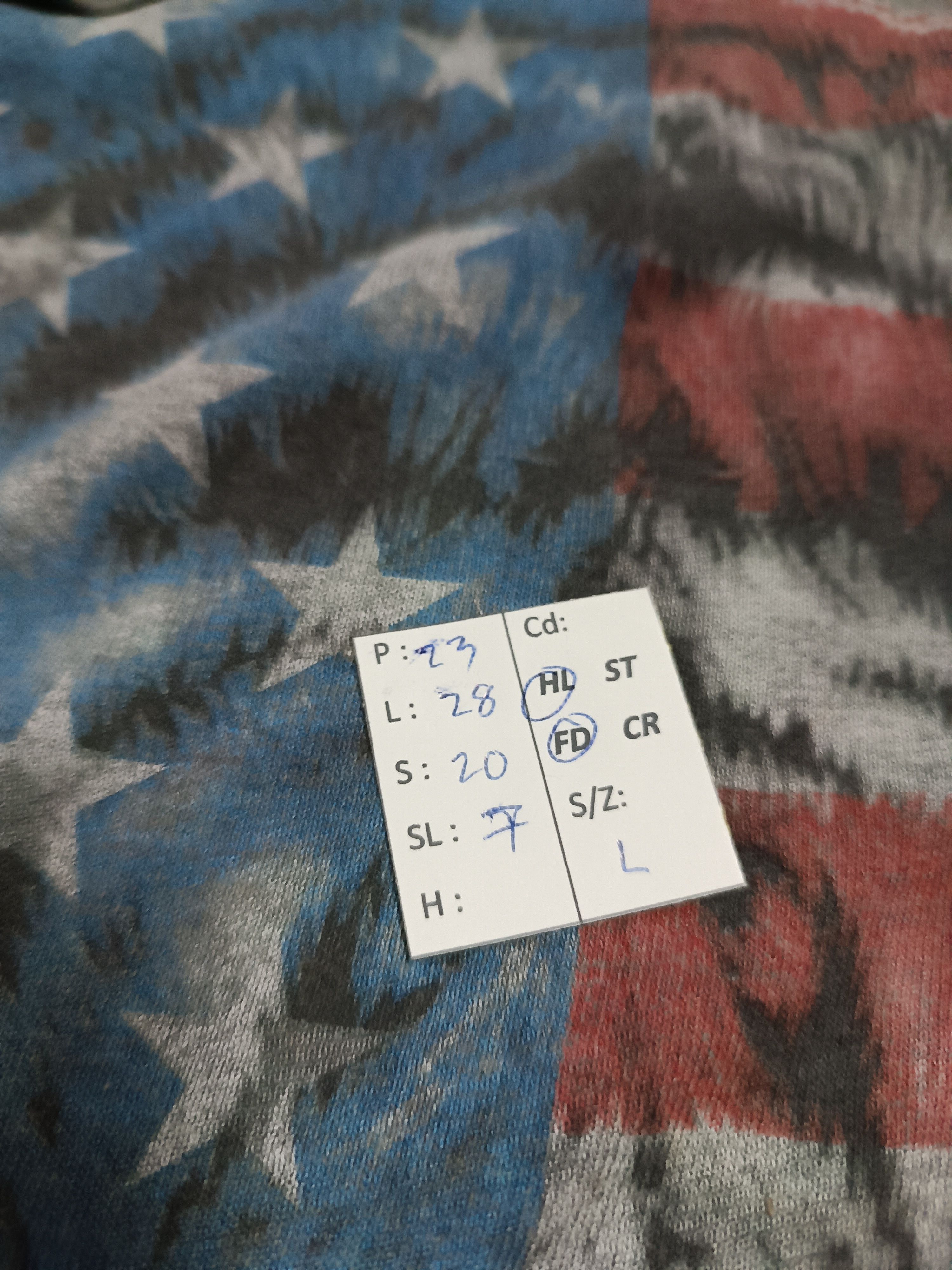 Other THRASHED FADED VINTAGE TIGER OF USA 4TH OF JULY INDEPENDENCE Size US L / EU 52-54 / 3 - 14 Thumbnail
