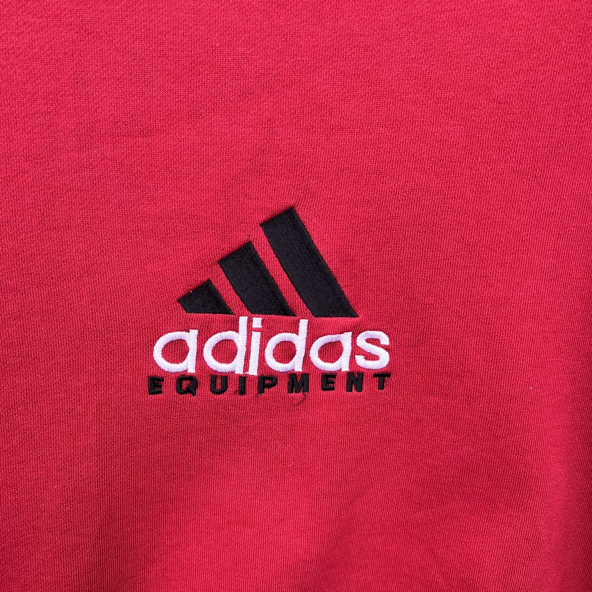 Adidas × Vintage Adidas equipment big logo sweatshirt vintage Size US XL / EU 56 / 4 - 2 Thumbnail