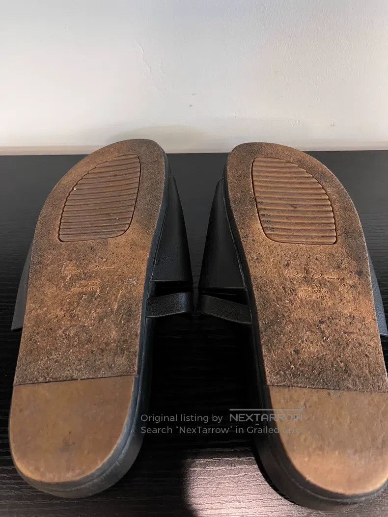 Rick Owens RICK OWENS Cowhide leather sole sandals, size 42 Size US 9 / EU 42 - 5 Thumbnail
