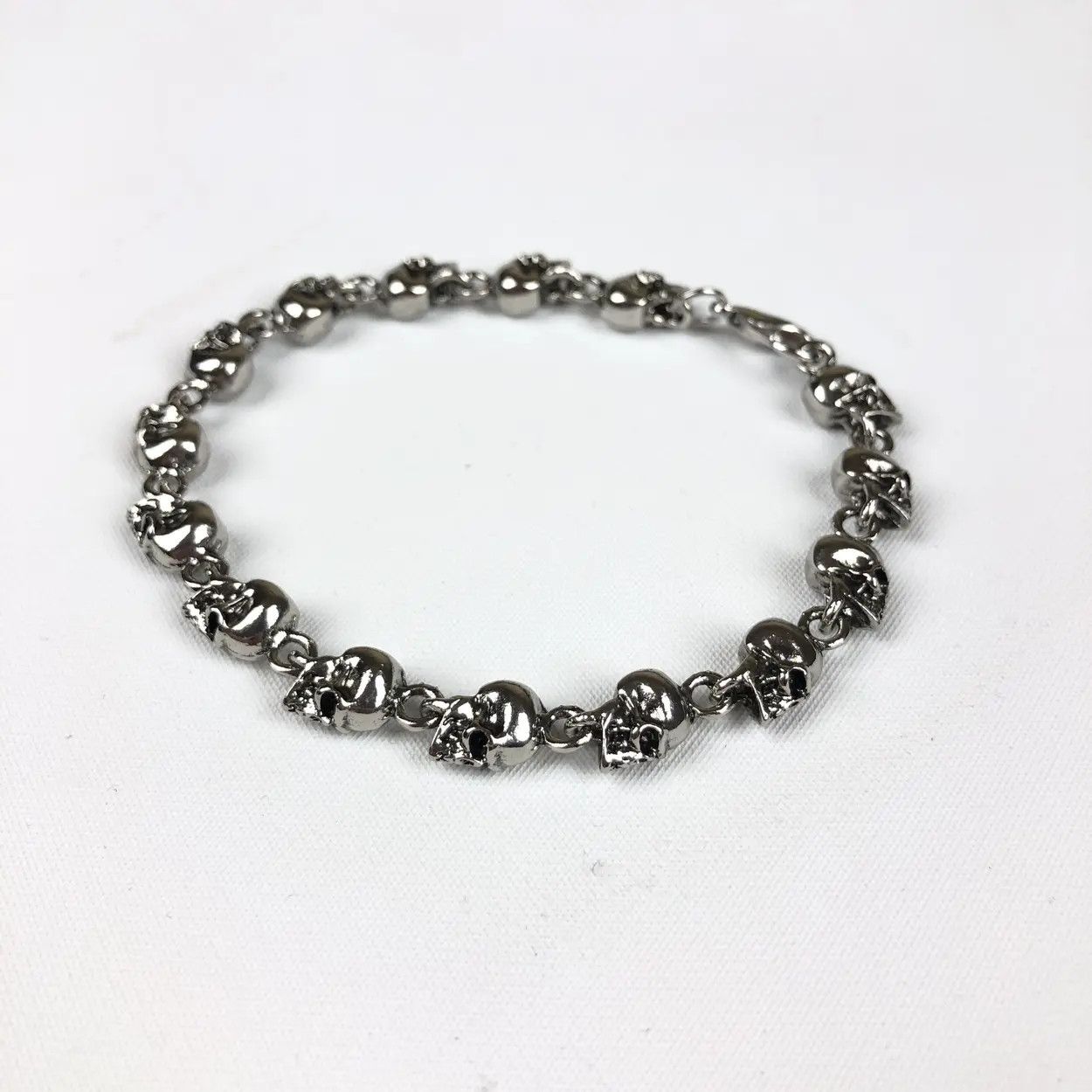 Jewelry Skull Bracelet Y2K Punk Chain Gotch Size ONE SIZE - 4 Thumbnail