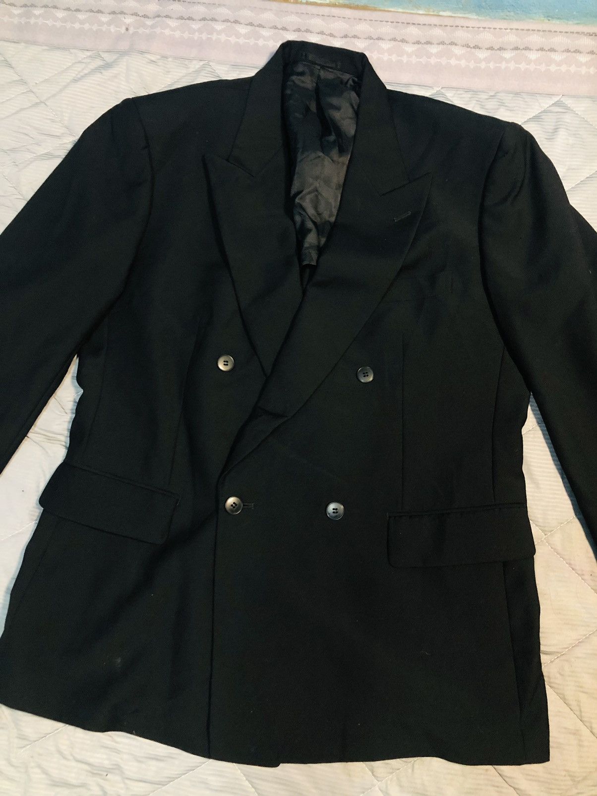 Japanese Brand Progressive Double Brested Coat (24) Size US L / EU 52-54 / 3 - 3 Thumbnail