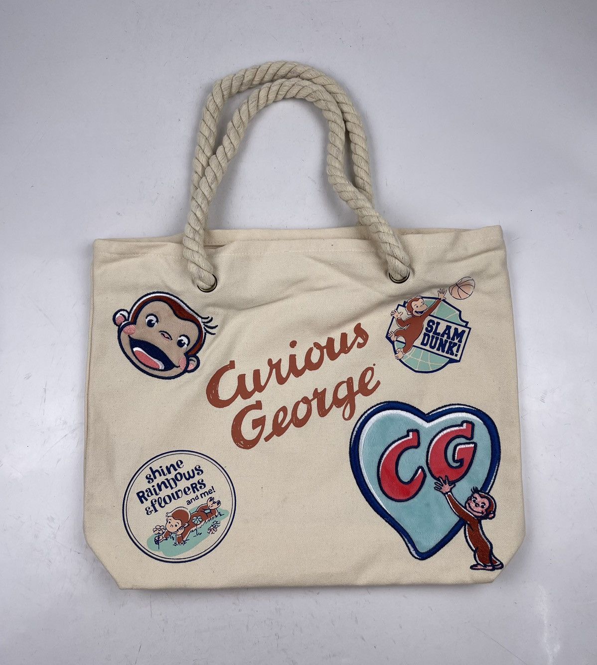 Japanese Brand curious george tote bag tc35 Size ONE SIZE - 1 Thumbnail