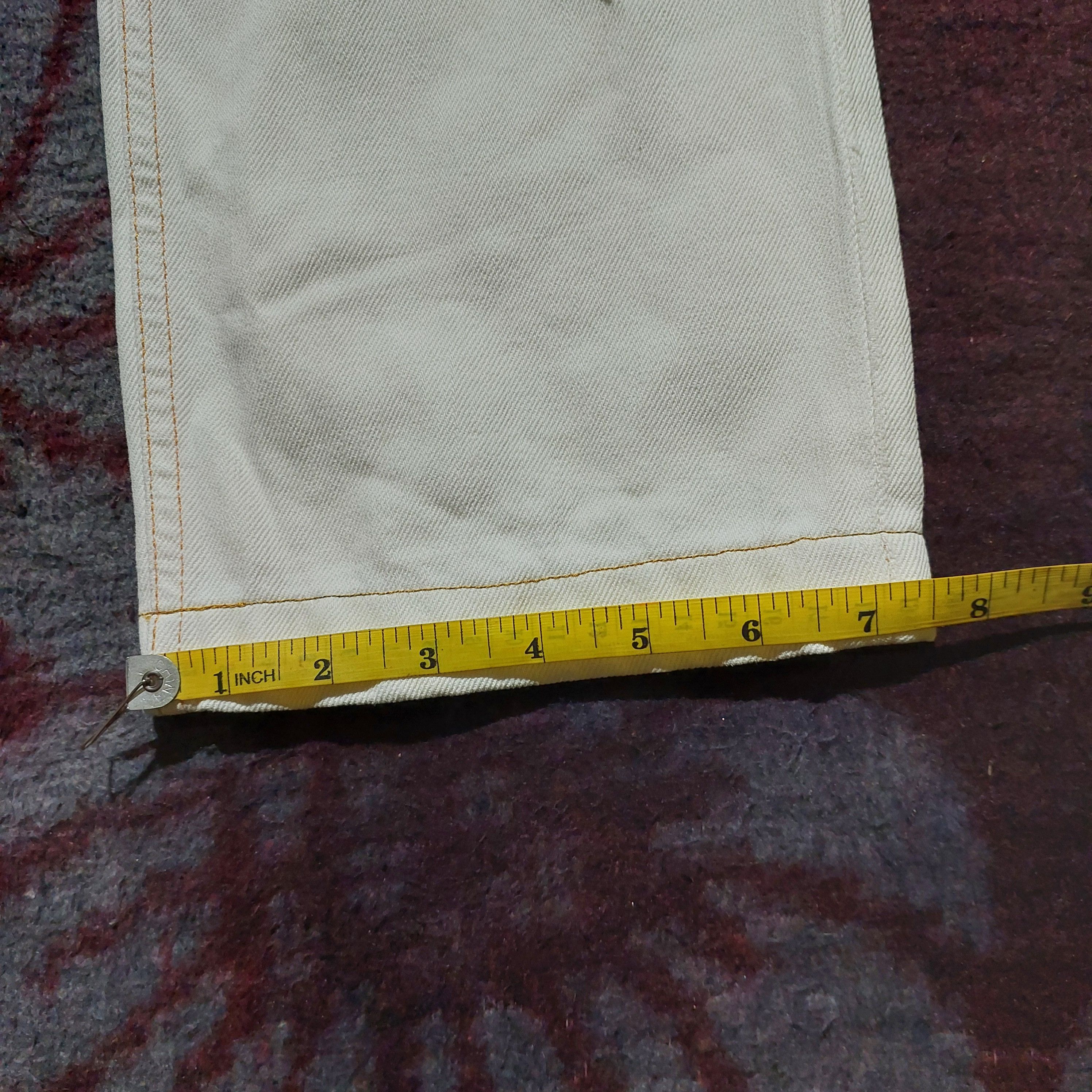 Dolce & Gabbana 2000s Dolce&Gabbana Audacious Ripped White Tight Fit Jeans Size US 29 - 19 Thumbnail
