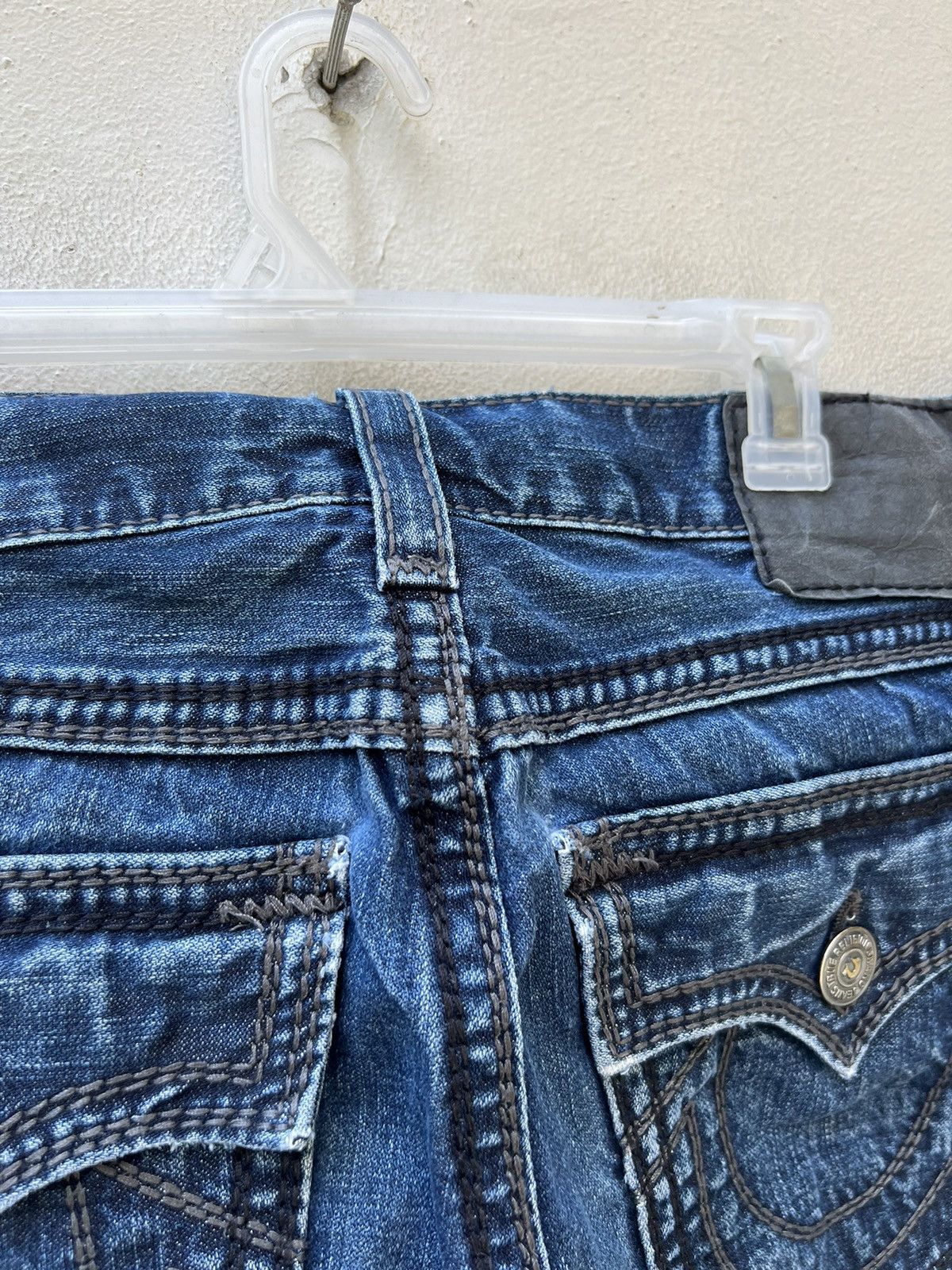 Vintage 2000s True Religion Blue Denim Straight Leg Jeans