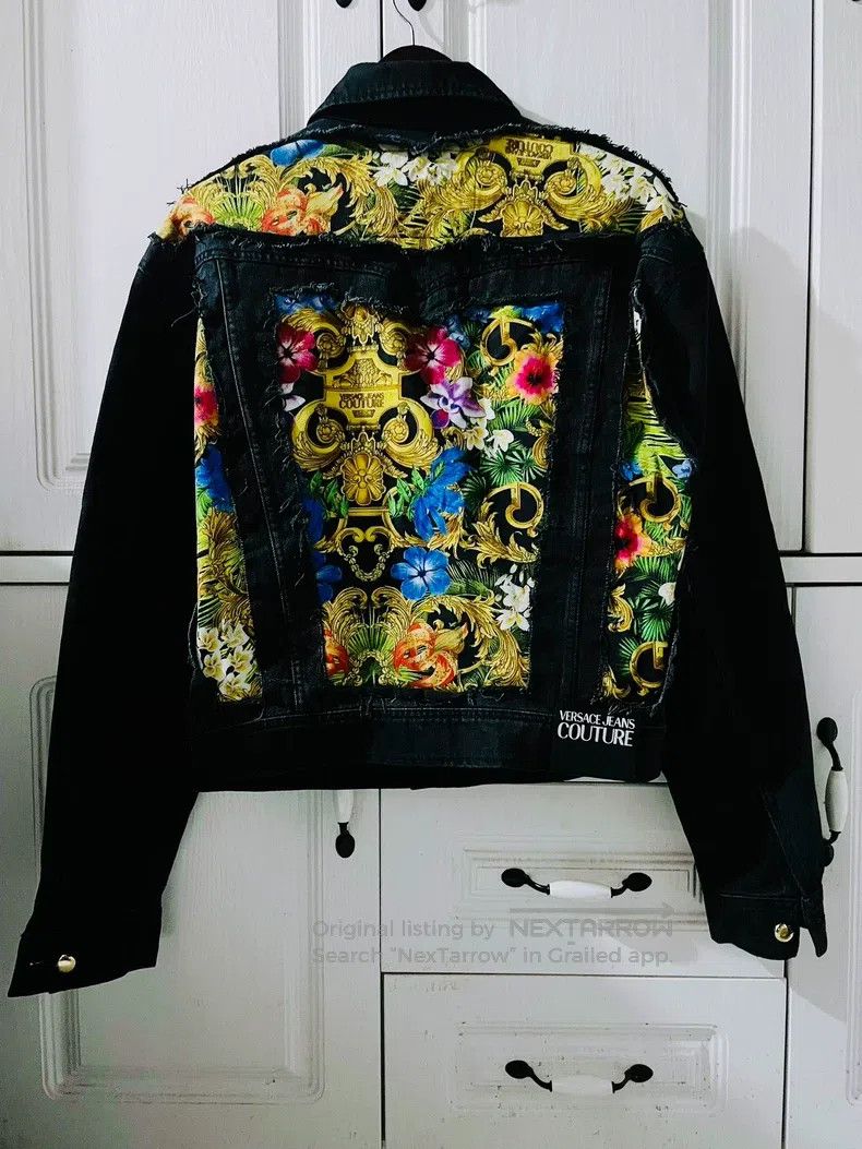Versace Versace Baroque trendy denim jacket jacket Size US S / EU 44-46 / 1 - 2 Thumbnail