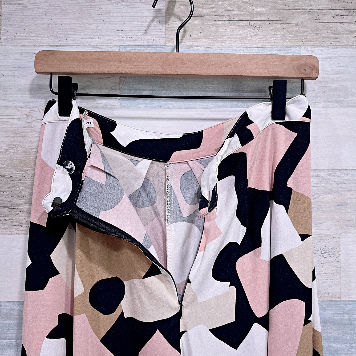 Corey Lynn Calter COREY LYNN CALTER Abstract Wide-Leg Pants Womens Small Size 27" / US 4 / IT 40 - 4 Thumbnail