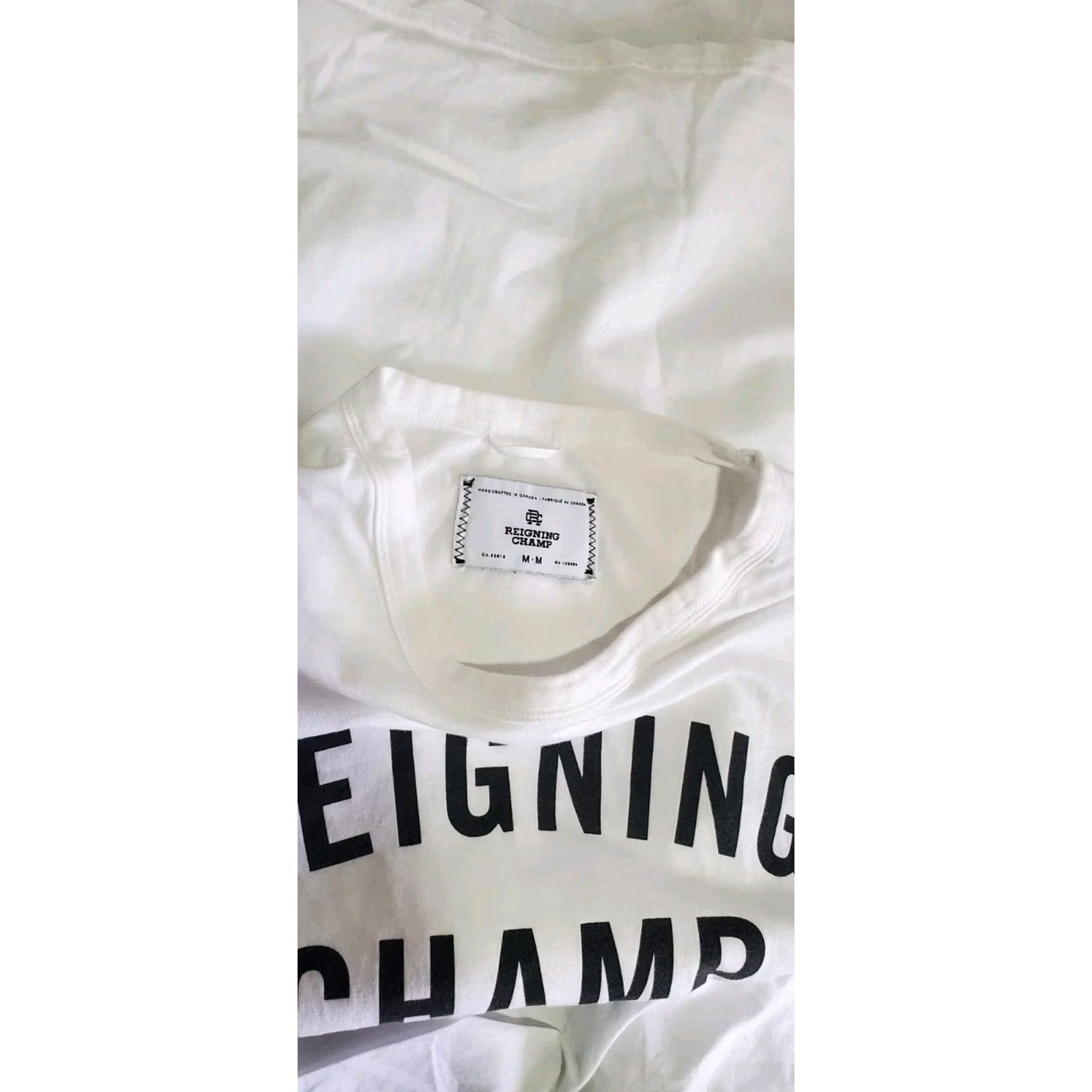 Reigning Champ White Athletic Wear T Shirt, Size Medium Men’s, Men's — image 6 of 6