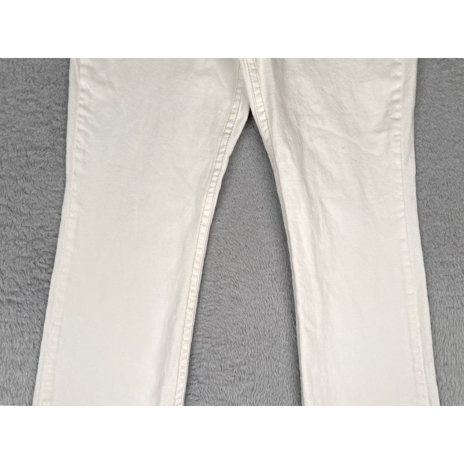 Vintage LEI Jeans Bootcut Juniors 13 Regular White Ashley Low Rise Slim Bootcut 31x31 Women Size 34" / US 12 / IT 48 - 3 Thumbnail