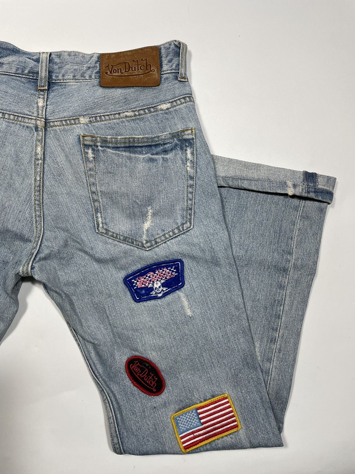 Von Dutch Vintage Von dutch patch y2k 2000 multi logo wide straight Size US 30 / EU 46 - 10 Thumbnail