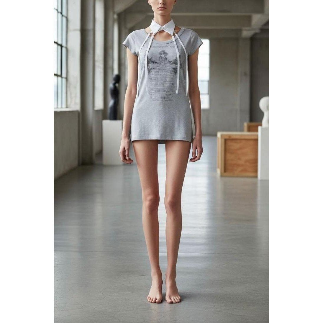 Cop Copine The Cop Copine Long Laces Portrait Top Size ONE SIZE - 1 Thumbnail