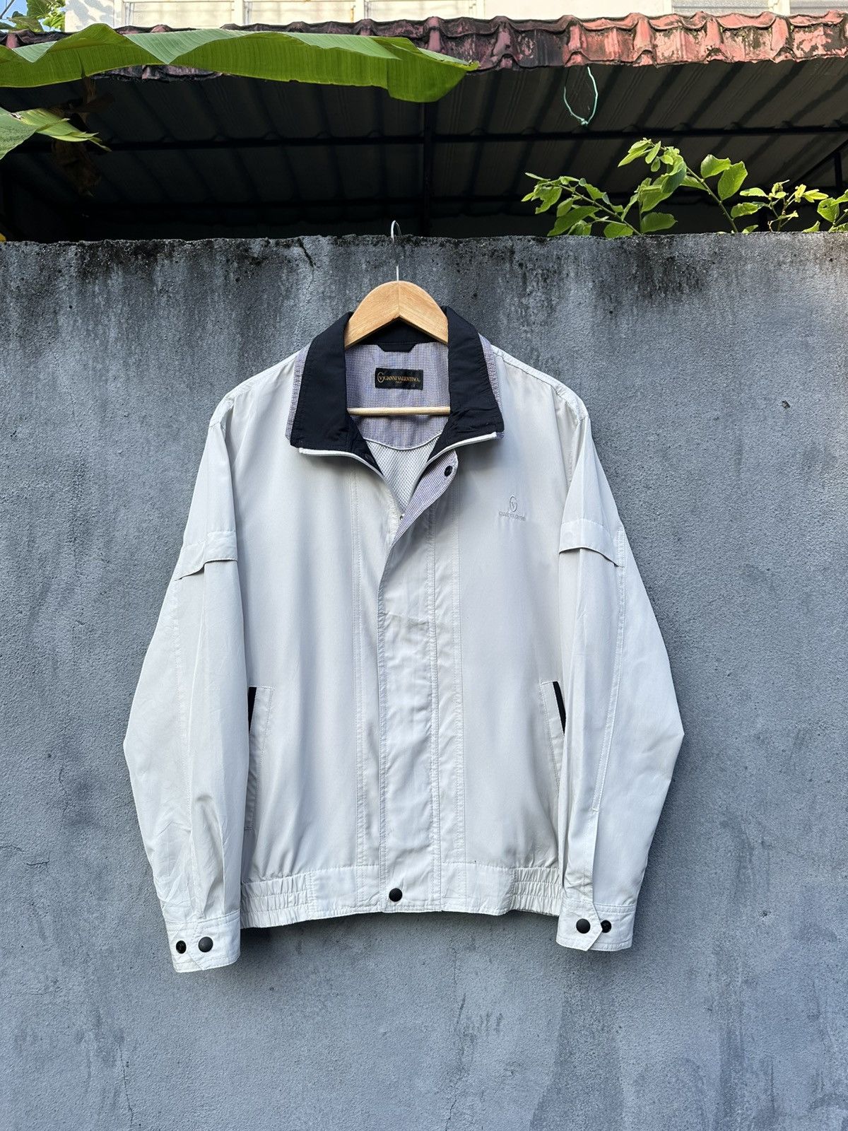 Gianni Valentino 👹Vintage Gianni Valentino Light Bomber Jacket Size US M / EU 48-50 / 2 - 2 Thumbnail