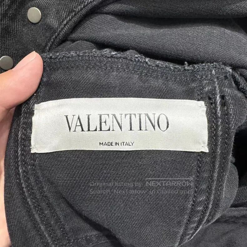 Valentino Valentino Embroidered willow studded denim jacket Size US L / EU 52-54 / 3 - 5 Thumbnail