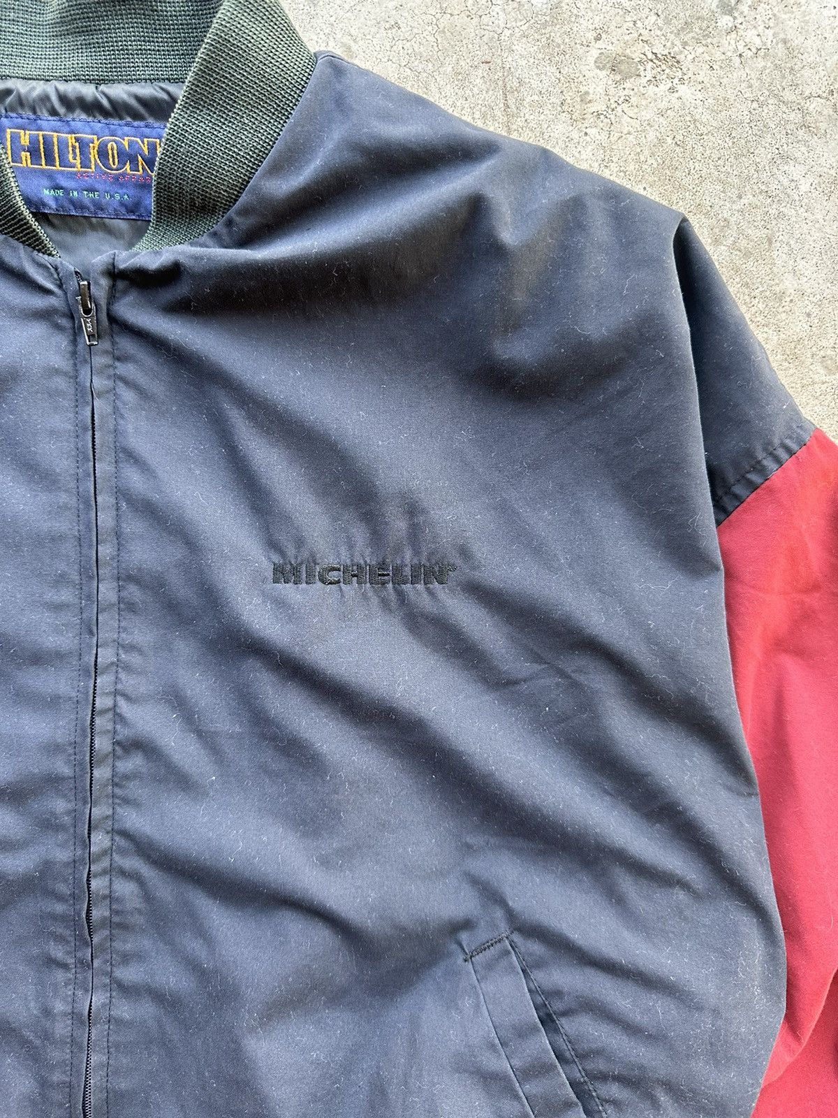 Vintage 90s Hilton Bomber Jacket Size US XL / EU 56 / 4 - 2 Thumbnail