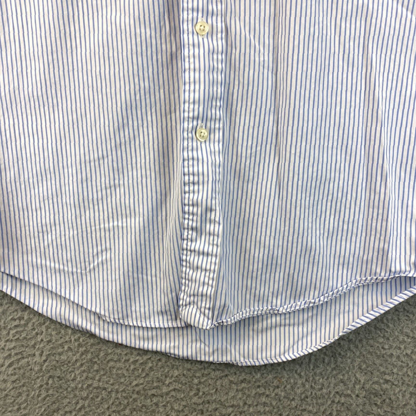 Polo Ralph Lauren VINTAGE Ralph Lauren Polo Shirt Men Large Size 15.5 Blue Cotton Button-Down Long Sleeve Casual Size US M / EU 48-50 / 2 - 3 Thumbnail