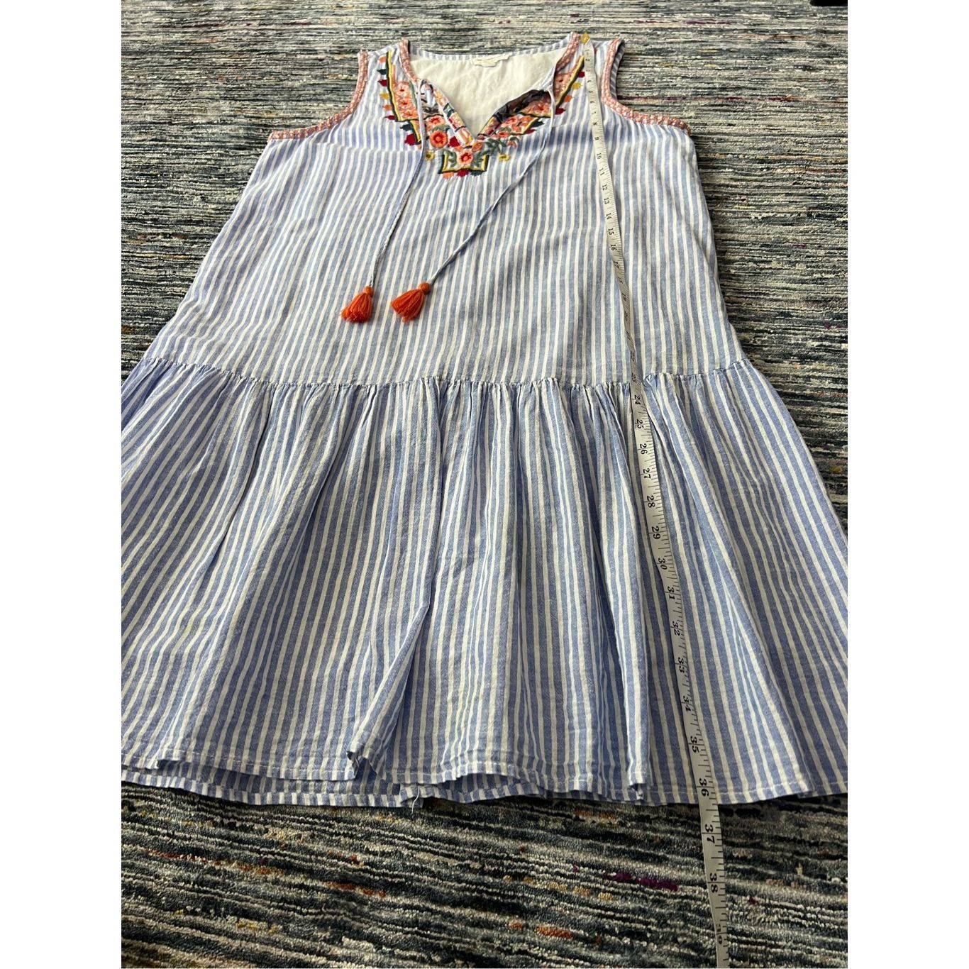 Other BeachLunchLounge mini embroidered striped dress size M Size M / US 6-8 / IT 42-44 - 8 Thumbnail