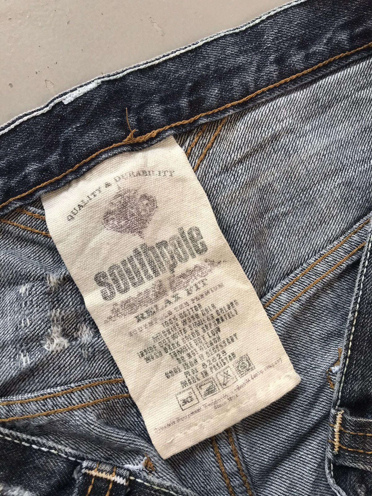 Southpole × Vintage Vintage Southpole 90’s vintage straight fit denim Size US 33 - 2 Thumbnail