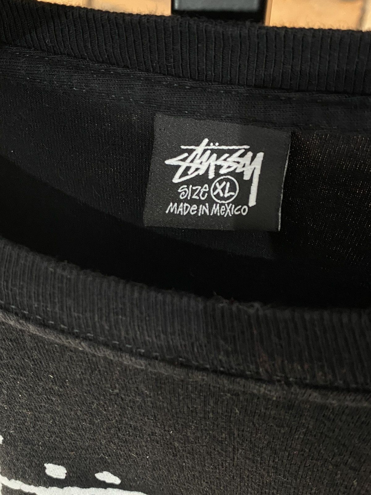 Dover Street Market × Stussy $78 WORLD TOUR BLACK TEE XL DSM GRAPHIC T SHIRT Size US XL / EU 56 / 4 - 3 Thumbnail