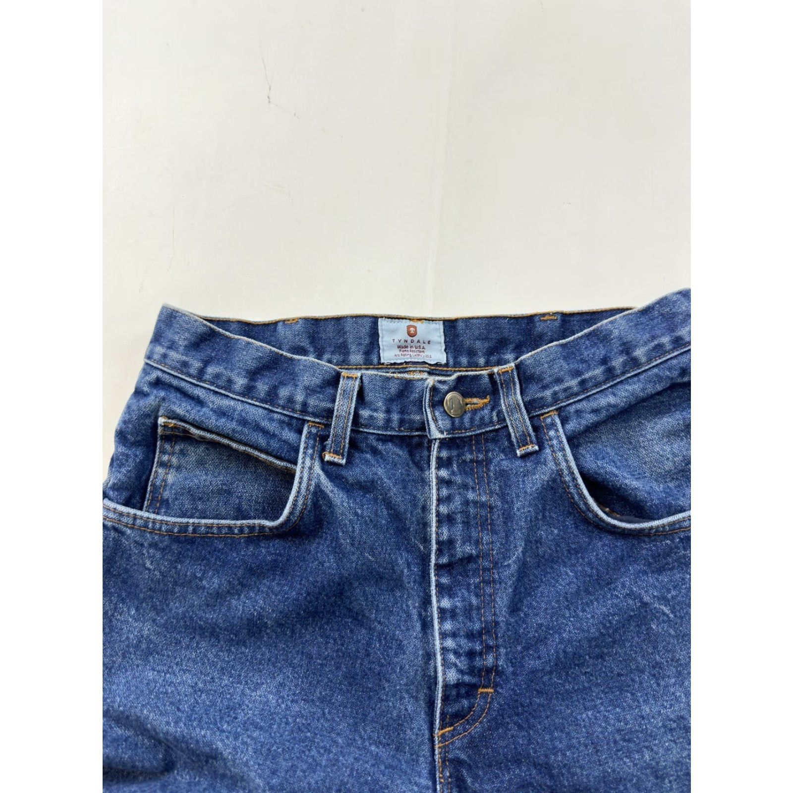 Vintage Tyndale FR Jeans Men’s 28x27 Blue USA Straight 1230T Mens Jeans FR USA Size US 28 / EU 44 - 5 Thumbnail