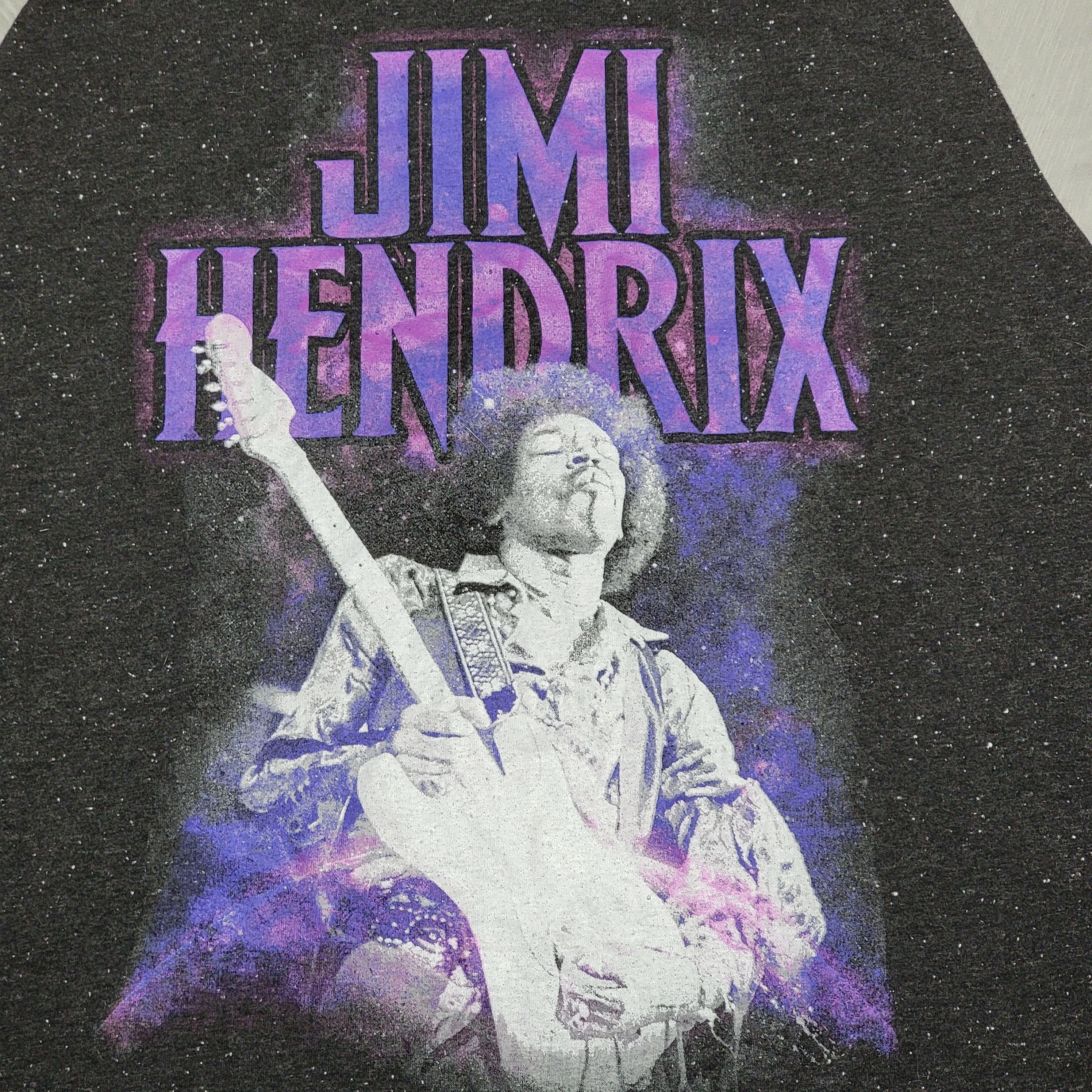 Other Rockin Artwork LS Baseball Style Speckled Tee Hendrix -2XL* Size XXL / US 16-18 / IT 52-54 - 2 Thumbnail