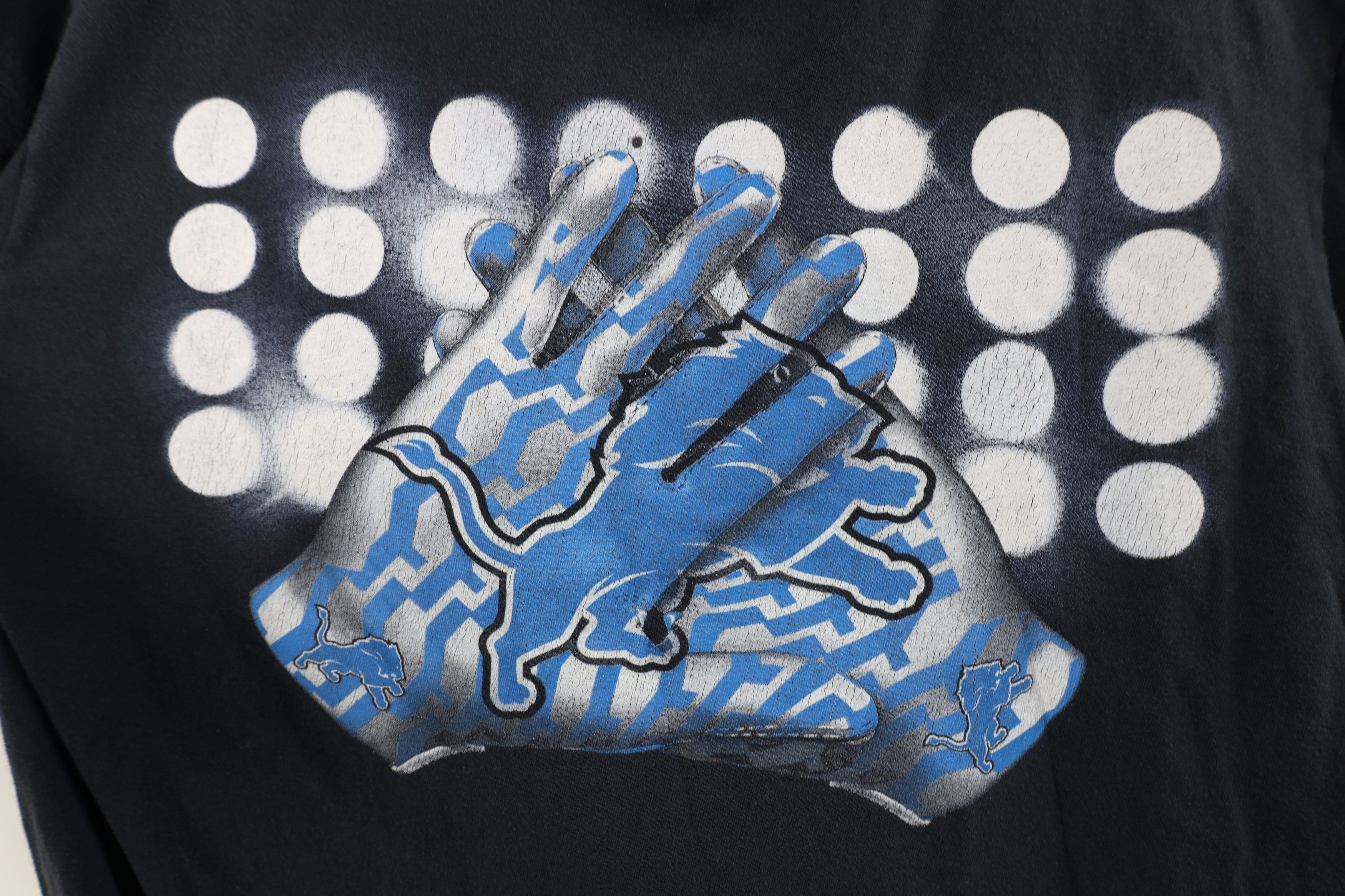 Nike × Vintage Nike Receiver Detroit Lions Football Short Sleeve T-Shirt Size US L / EU 52-54 / 3 - 6 Thumbnail
