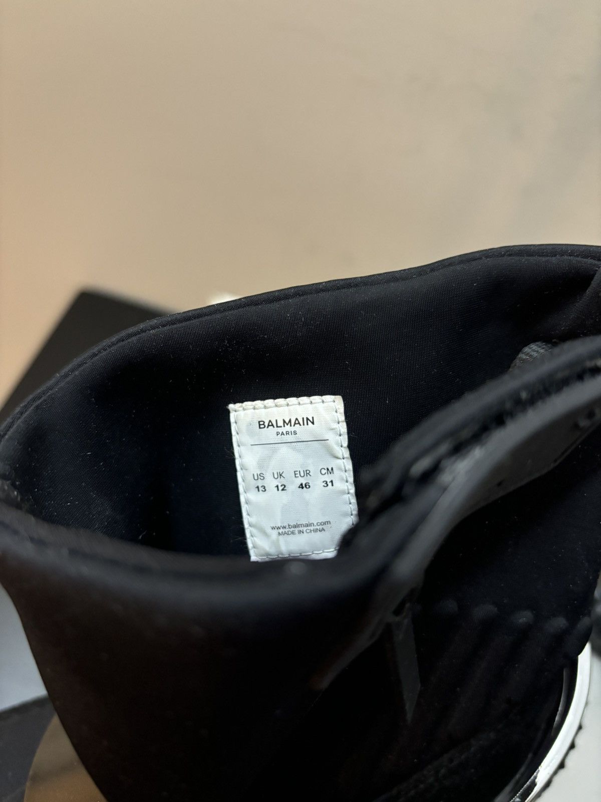 Balmain Balmain B Bold High Top Double Strap Grip Metallic Sneakers Size US 13 / EU 46 - 8 Thumbnail