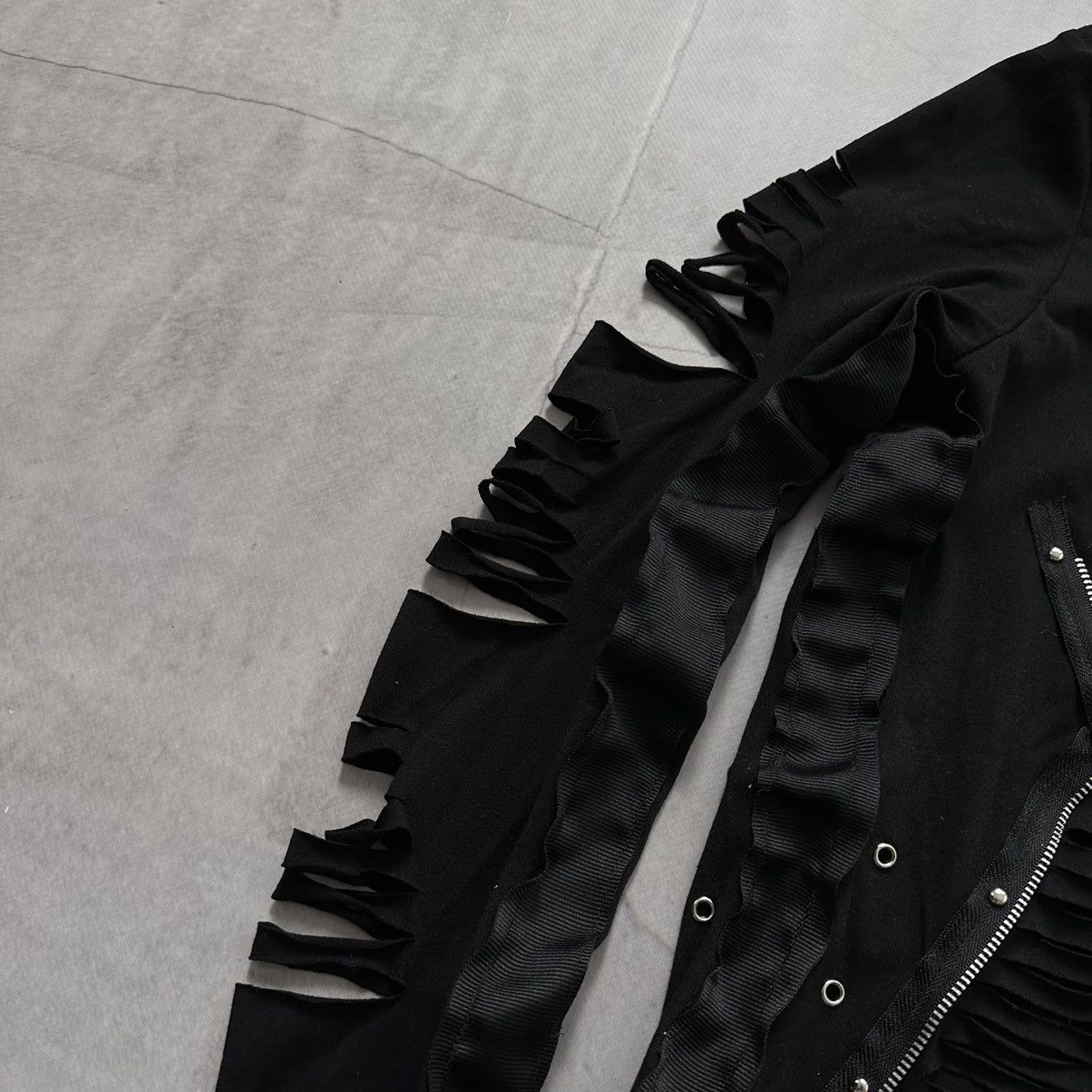 Hysteric Glamour 00s Punk Zipper Rick Owens Vibe Long Sleeve T-Shirt Size M / US 6-8 / IT 42-44 - 9 Thumbnail