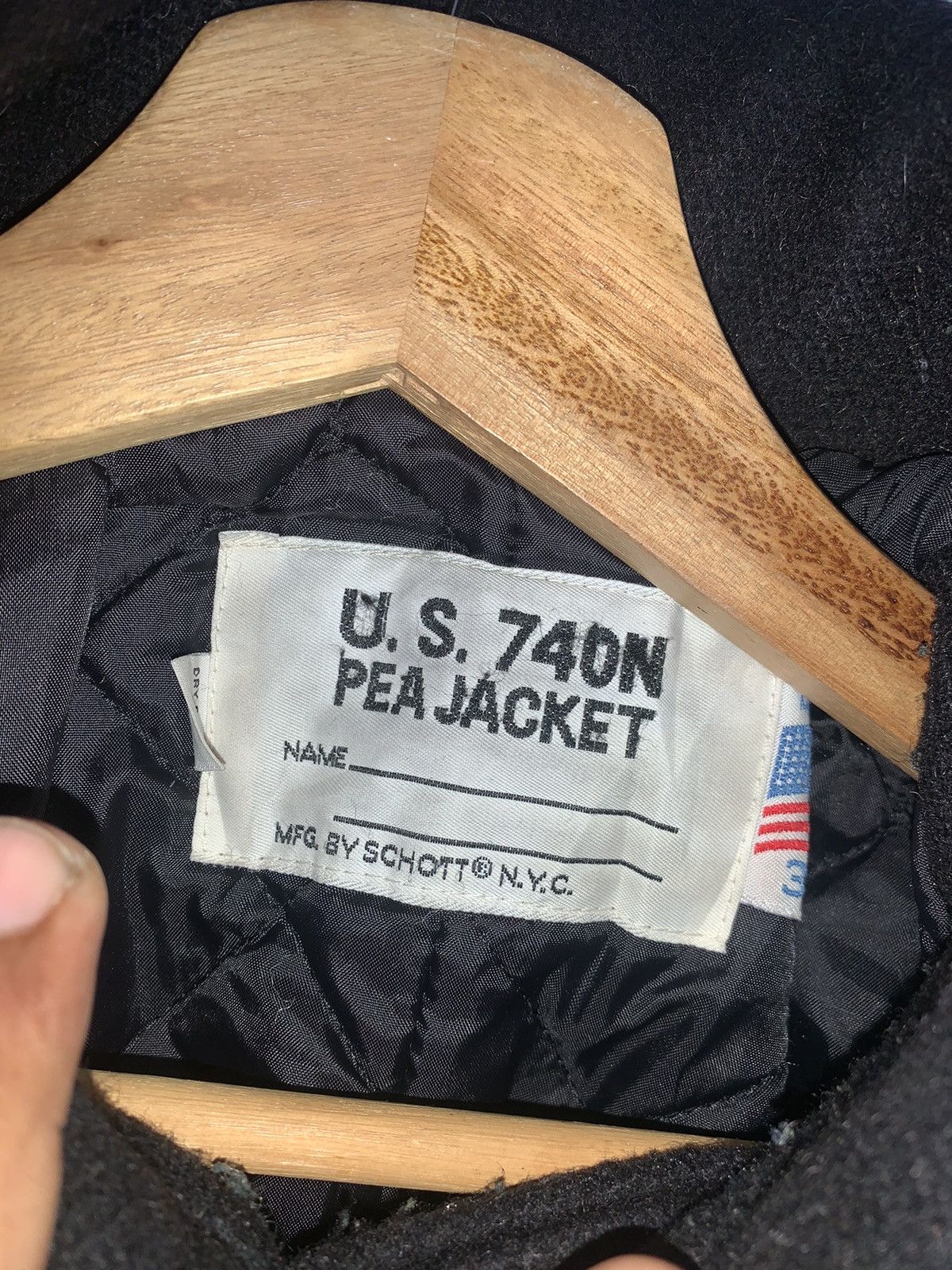 Vintage Vintage U.S 740N PEA JACKET WOOL Size US M / EU 48-50 / 2 - 7 Thumbnail