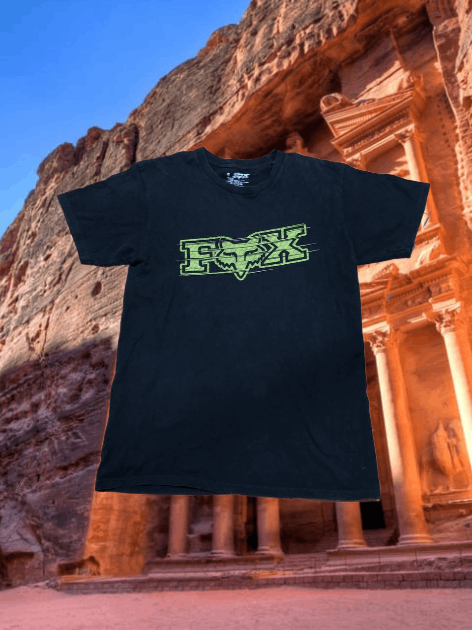 Fox Racing Vintage big logo Fox Racing T-Shirt crazy Y2K size S Size US S / EU 44-46 / 1 - 1 Thumbnail