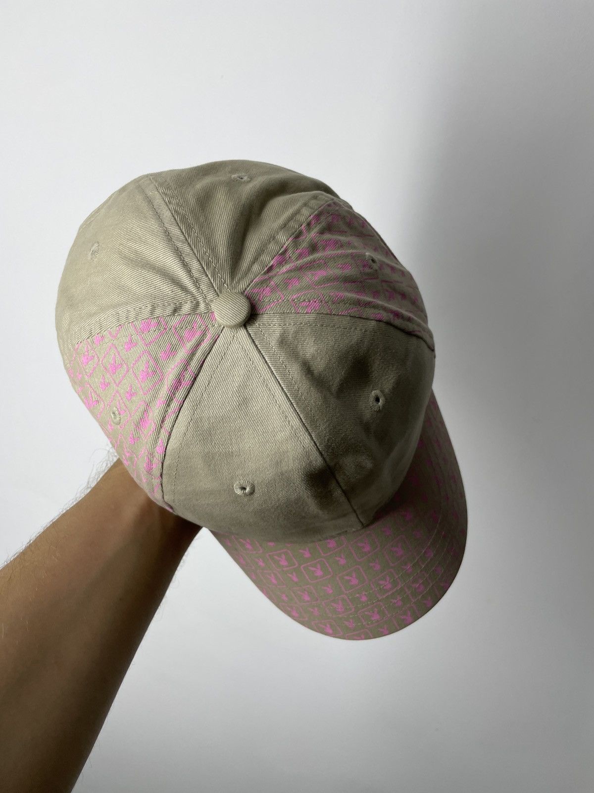Playboy × Vintage Vintage Playboy monogram cap Rare Size ONE SIZE - 5 Thumbnail