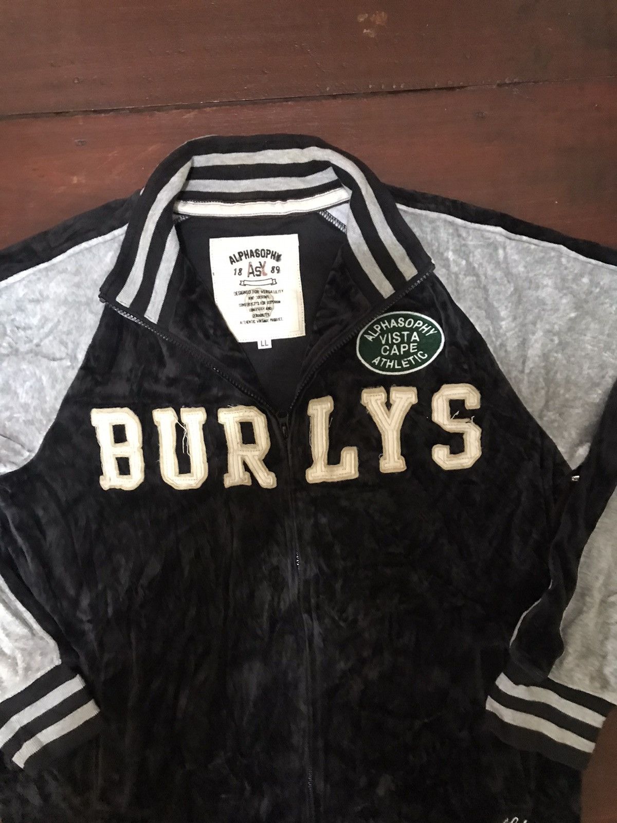 Japanese Brand × Vintage Alphasophy Burly Sweater Jacket Size US L / EU 52-54 / 3 - 4 Thumbnail