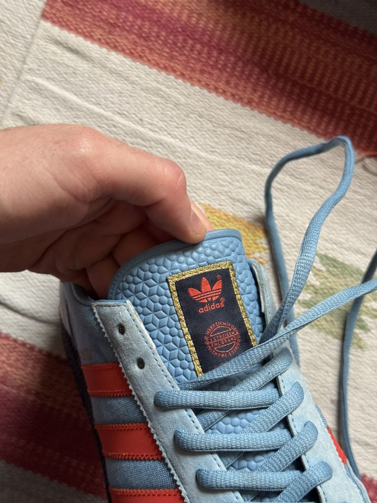 Adidas 2010❗️Adidas Manchester Limited Edition 1/500 Suede Sneakers Size US 9.5 / EU 42-43 - 11 Thumbnail