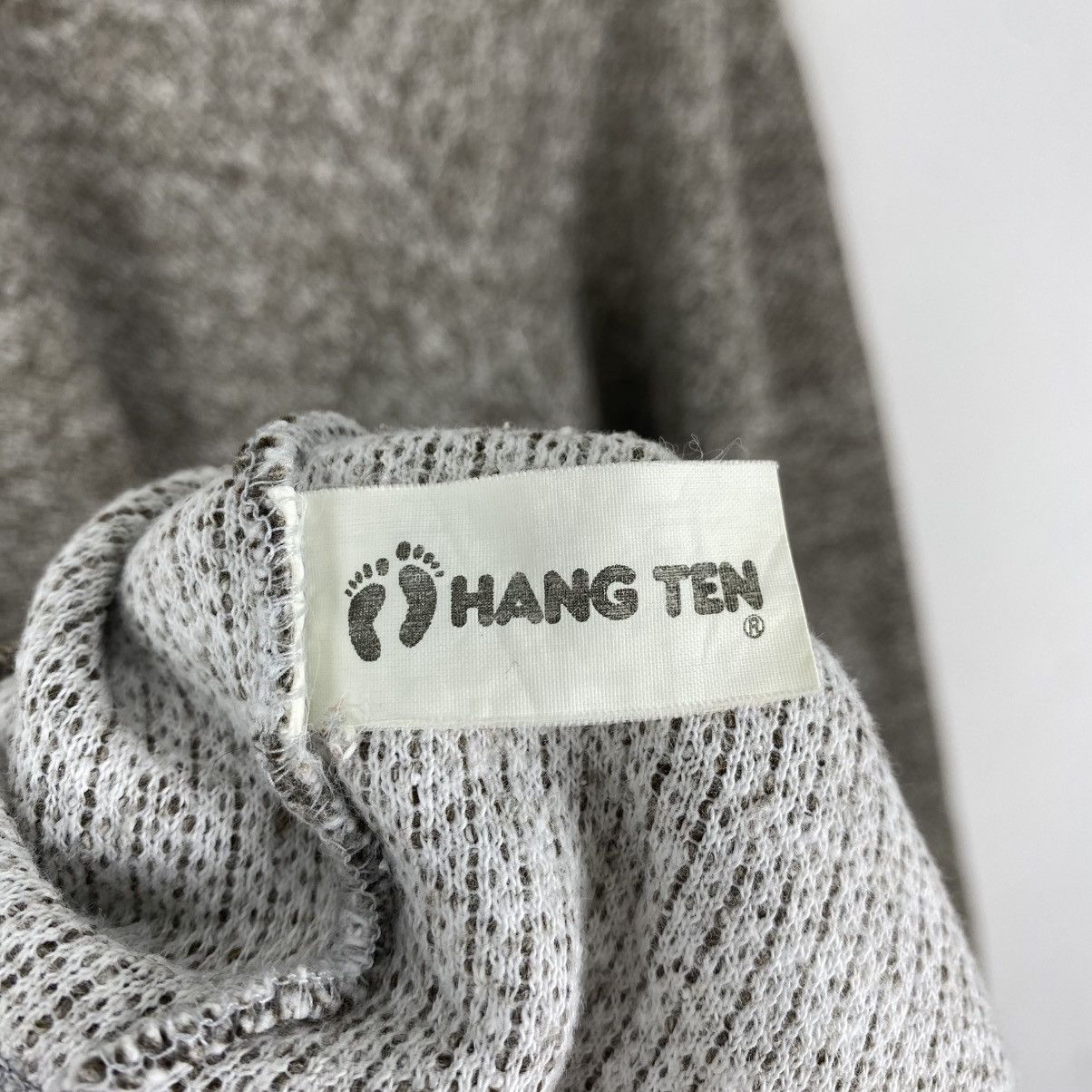 Hang Ten VTG 90s Hang Ten Salt & Pepper Raglan Sweatshirt M Heather Size US M / EU 48-50 / 2 - 8 Thumbnail