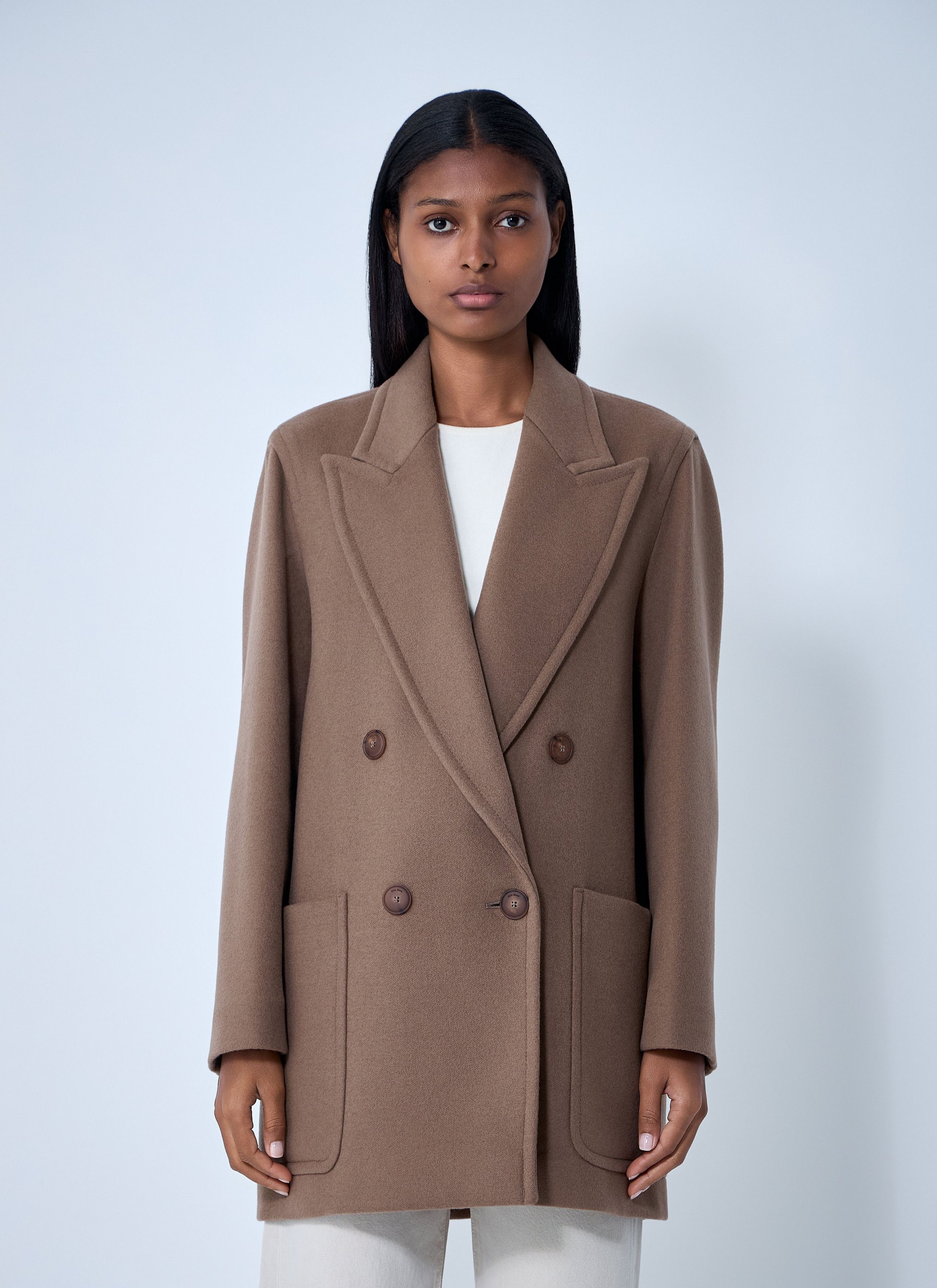 Max Mara Deletta Short Coat Size L / US 10 / IT 46 - 1 Thumbnail