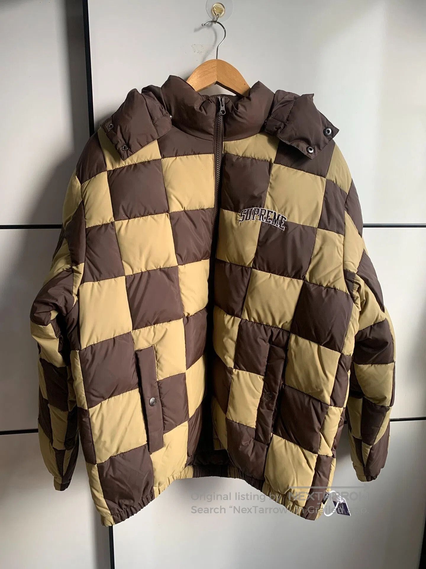 Supreme Supreme 19FW Checkerboard Puffy Jacket. Size US L / EU 52-54 / 3 - 1 Thumbnail