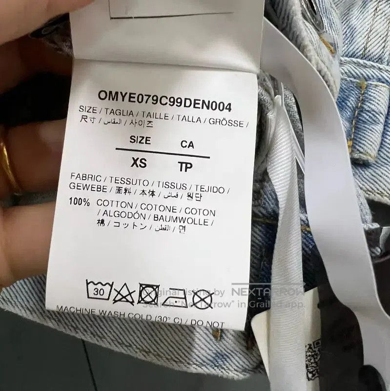 Off-White Off-White Blue Cotton Women's Jacket . Size XS / US 0-2 / IT 36-38 - 4 Thumbnail