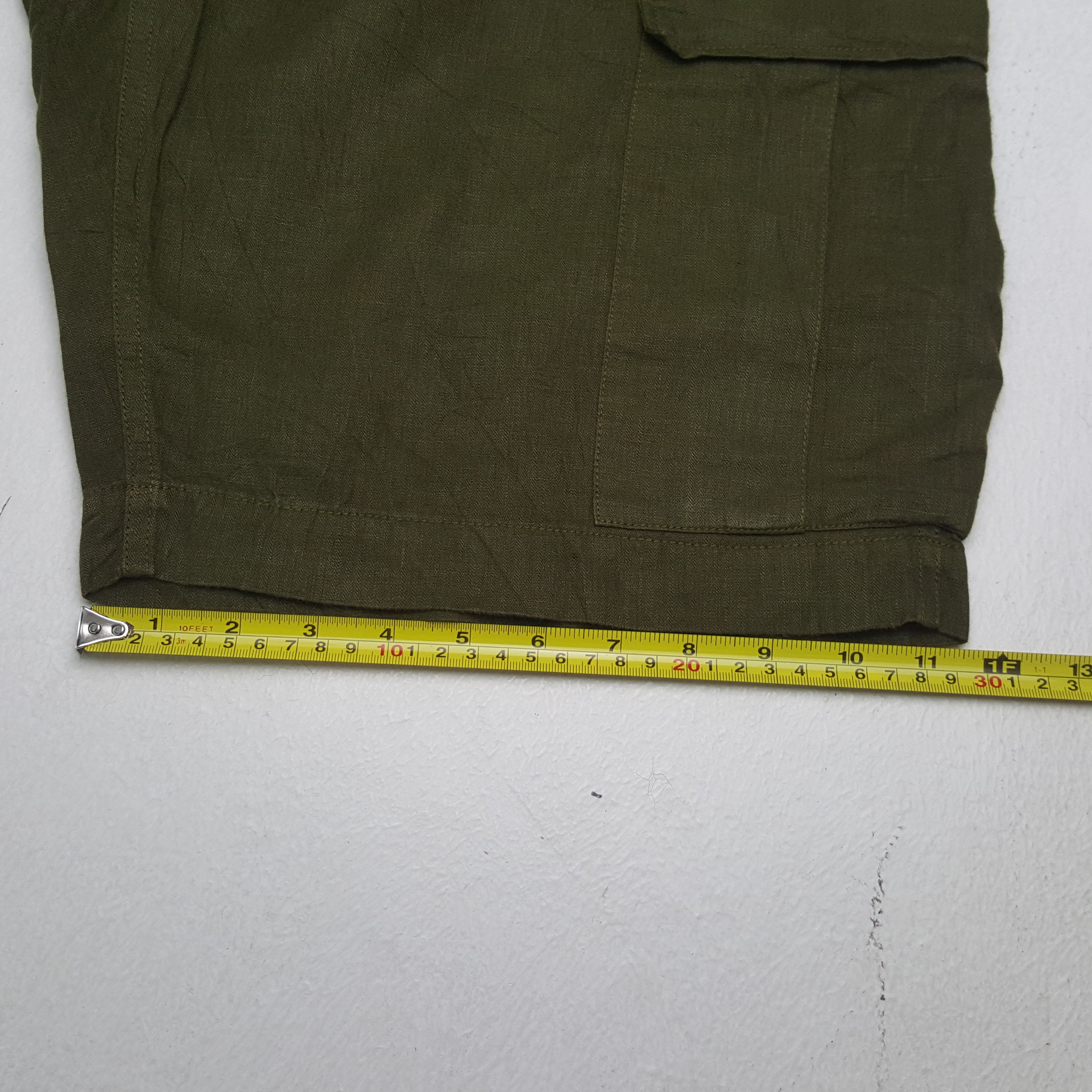 Vintage Vintage Honnete French Military Style Cargo Shorts RR10 Size US 34 / EU 50 - 8 Thumbnail