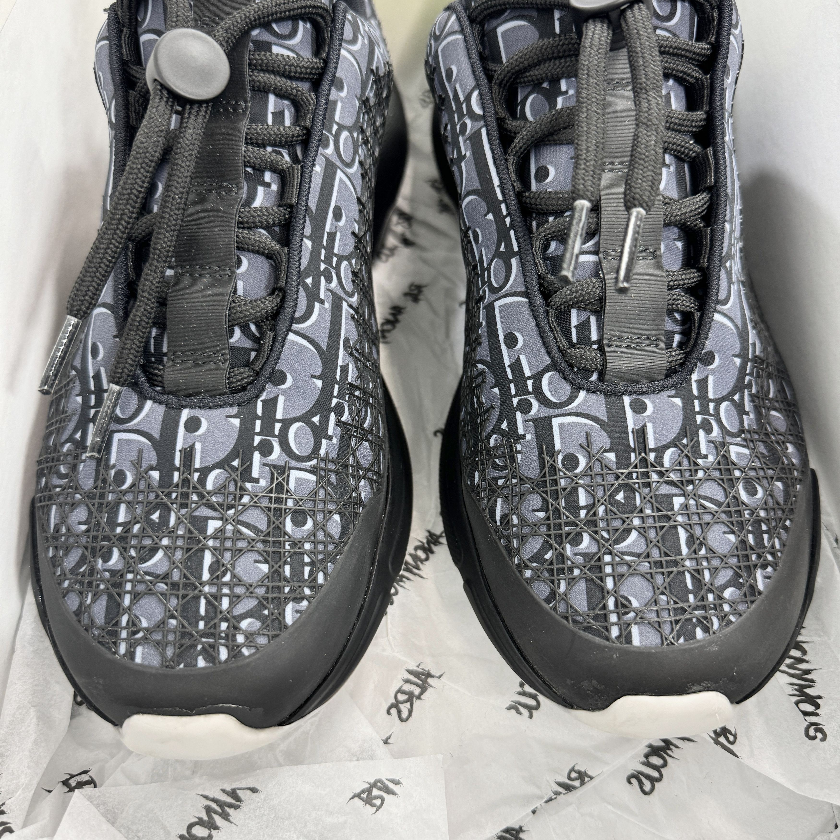 Dior Dior B24 Oblique Technical Fabric Trainers In Black RRP £750 Size US 8.5 / EU 41-42 - 3 Thumbnail