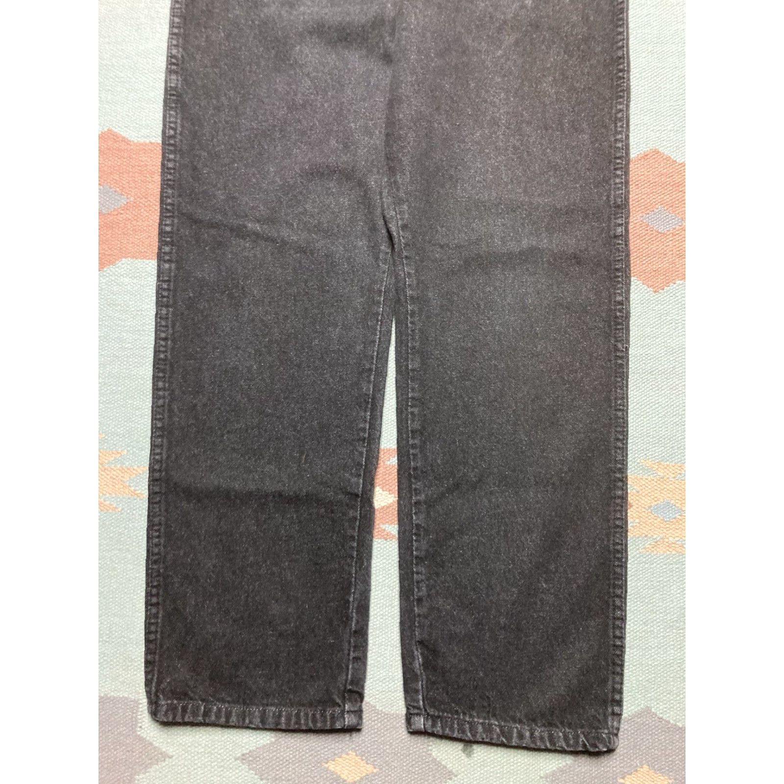 Wrangler VINTAGE Wrangler Jeans Mens Jeans Black Denim Straight Leg Grunge 34x29 Wrangler 34x29 Wrangler? Size US 34 / EU 50 - 2 Thumbnail