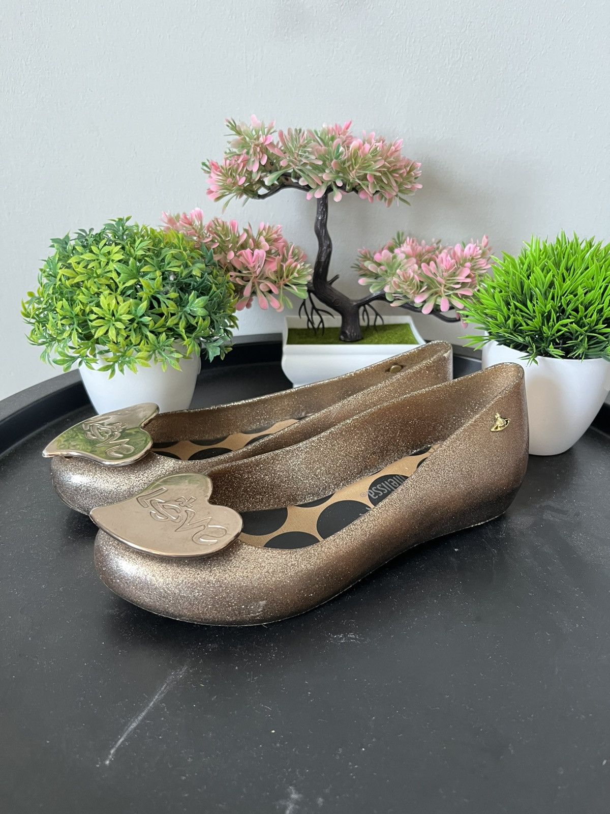 Melissa × Vivienne Westwood Vivienne Westwood x Melissa Ballet Flats Big Logo Size US 6 / IT 36 - 2 Thumbnail