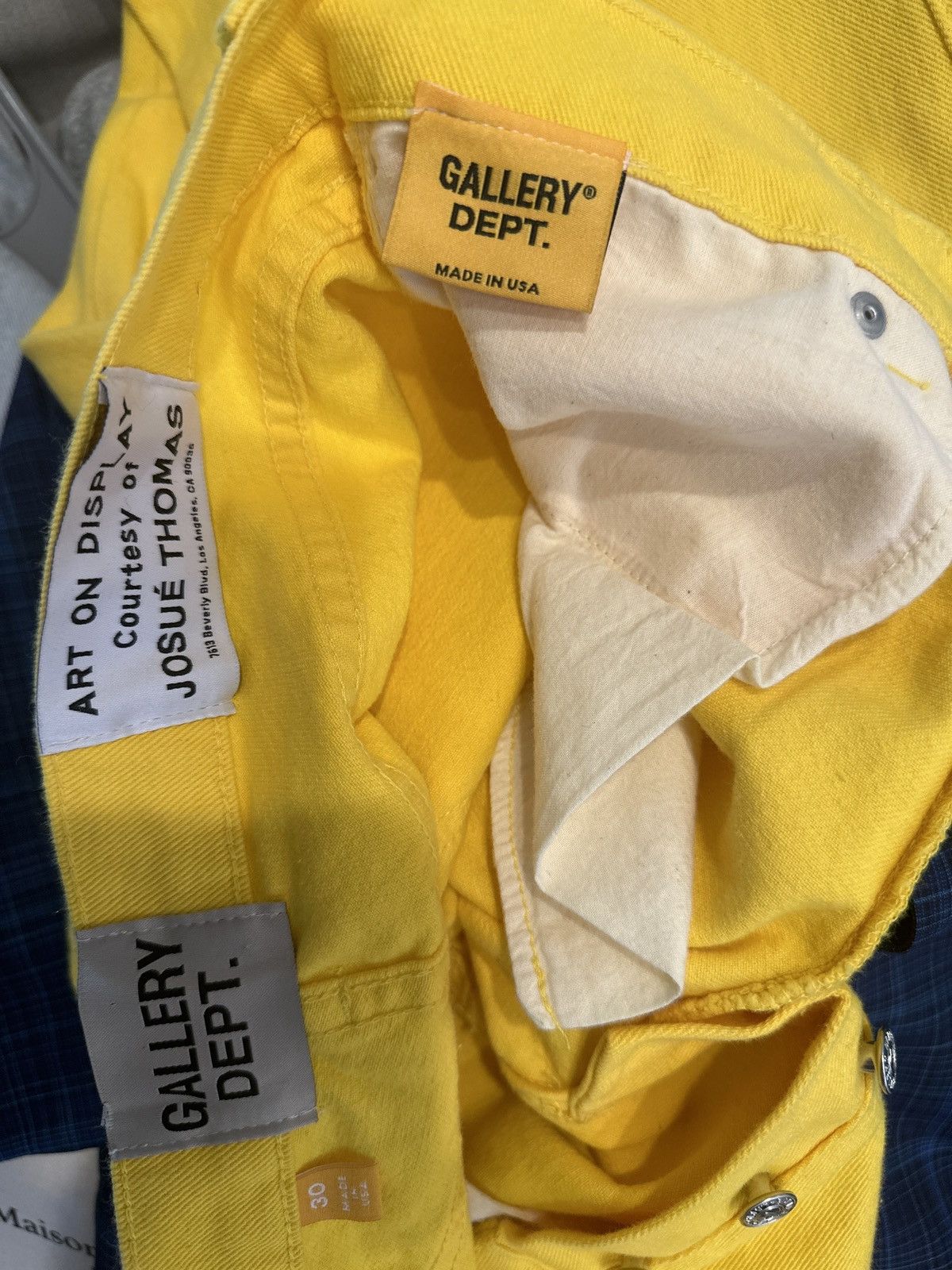 Gallery Dept. GALLERY DEPT. YELLOW FLARE Size US 30 / EU 46 - 3 Thumbnail
