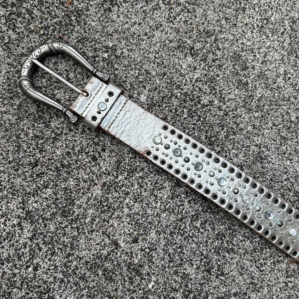 Vintage Vintage studded leather belt (Kapital Style) Size ONE SIZE - 10 Thumbnail